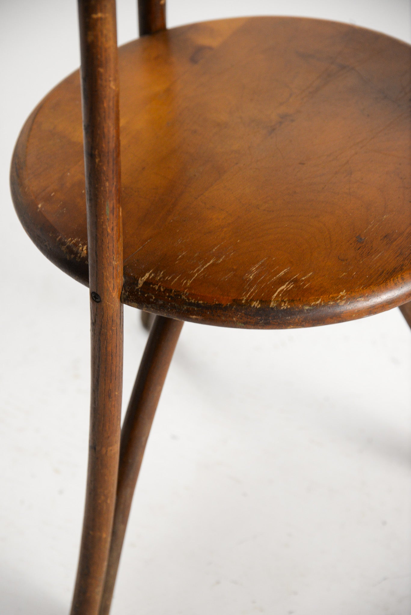 Bentwood Pedestal Round Table / 曲げ木脚 円卓 (ウッド)
