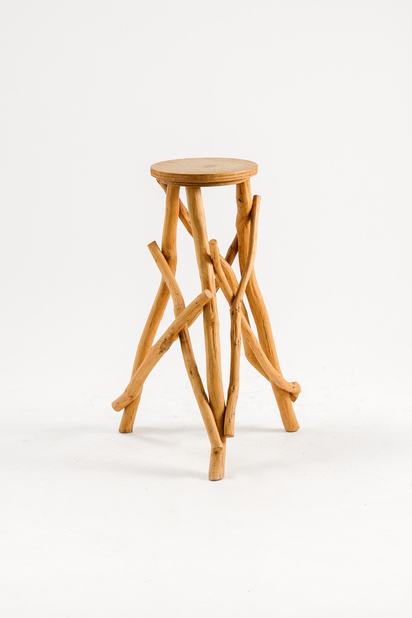 Driftwood Style Wooden Side Table / 流木 木製サイドテーブル