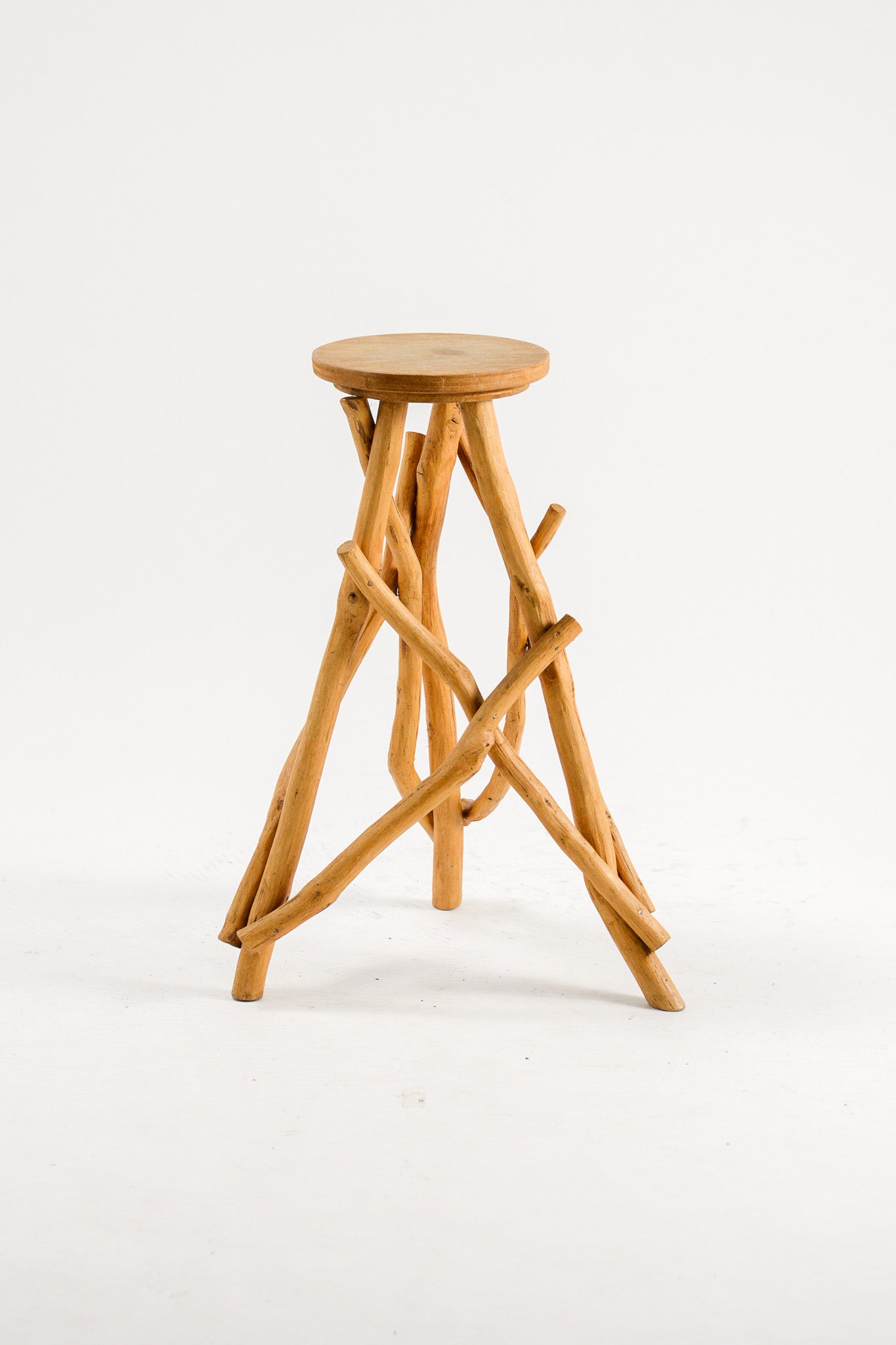 Driftwood Style Wooden Side Table / 流木 木製サイドテーブル