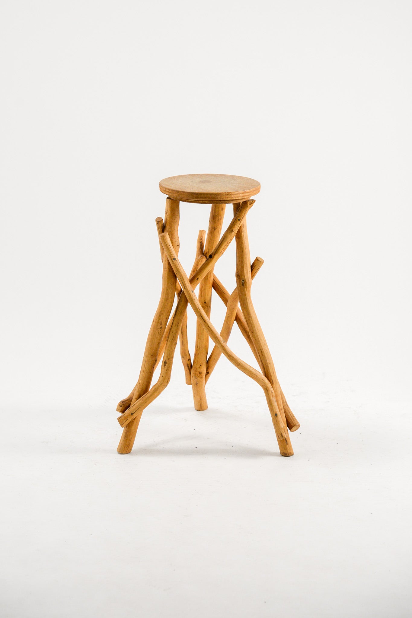Driftwood Style Wooden Side Table / 流木 木製サイドテーブル