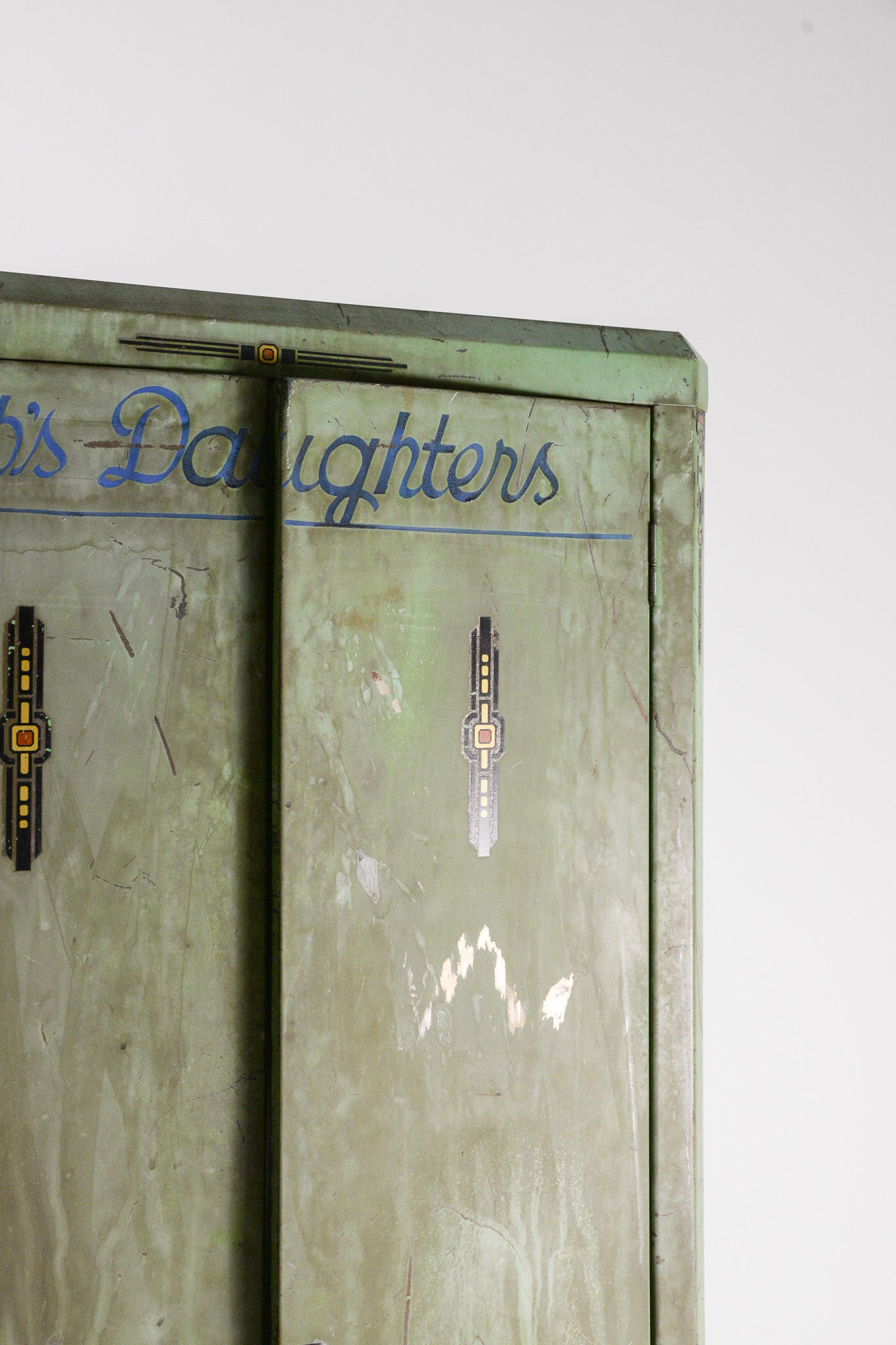 Vintage Metal Cabinet "Job's Daughters" / ヴィンテージ メタルキャビネット "ジョブズ・ドーターズ"