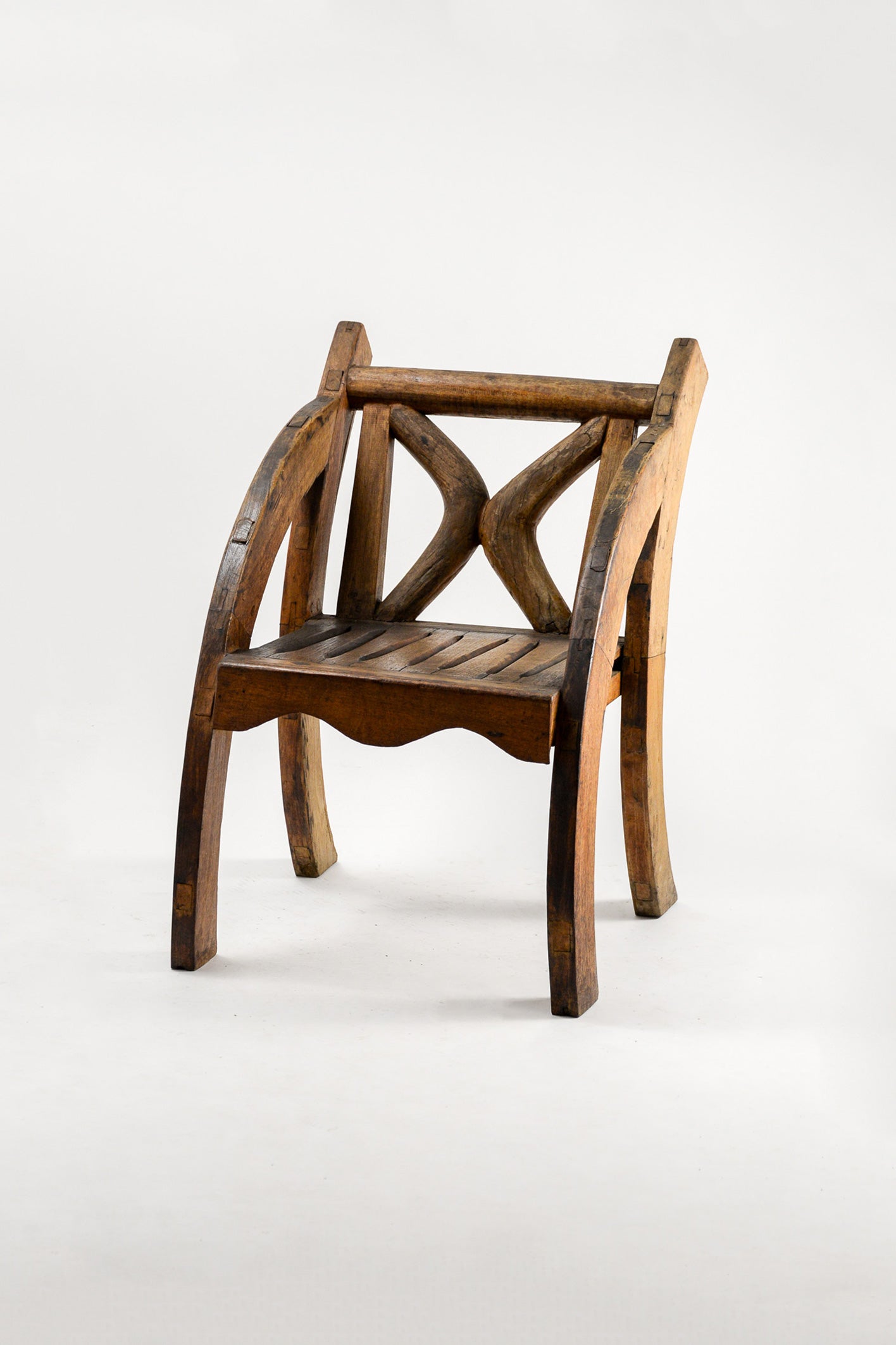 Folk Art Wooden Chair / フォークアート ウッドチェア