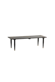Black Wooden Coffee Table / ブラックペイント ウッド コーヒーテーブル