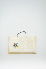 Order of the Eastern Star Ceramic Wall Hanging / イースタンスター 陶器壁掛け