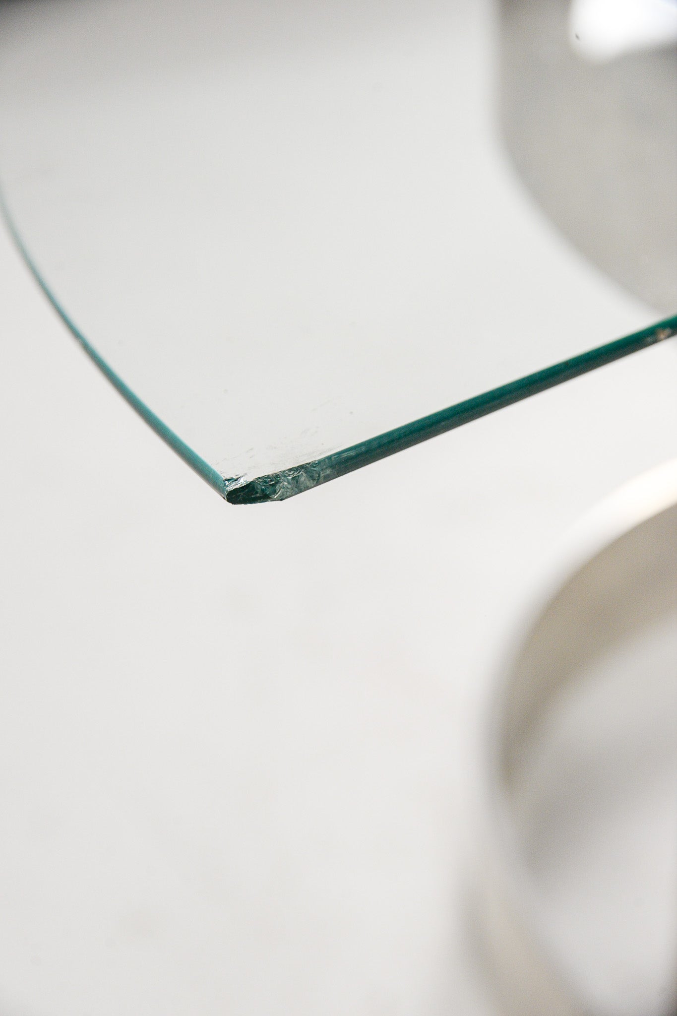 Semicircle Glass Top Table / 半円ガラストップテーブル