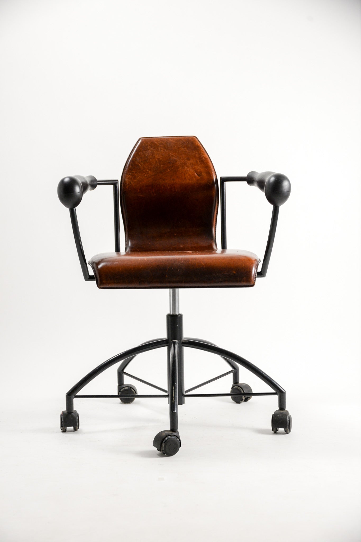 「Fantome」Office Chair by Marie Christine Dorner   / ヴィンテージレザーオフィスチェアMontis社