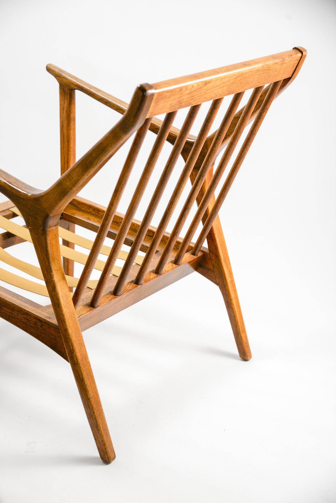 Wooden Arm Fabric Chair / 木製アームファブリックチェア