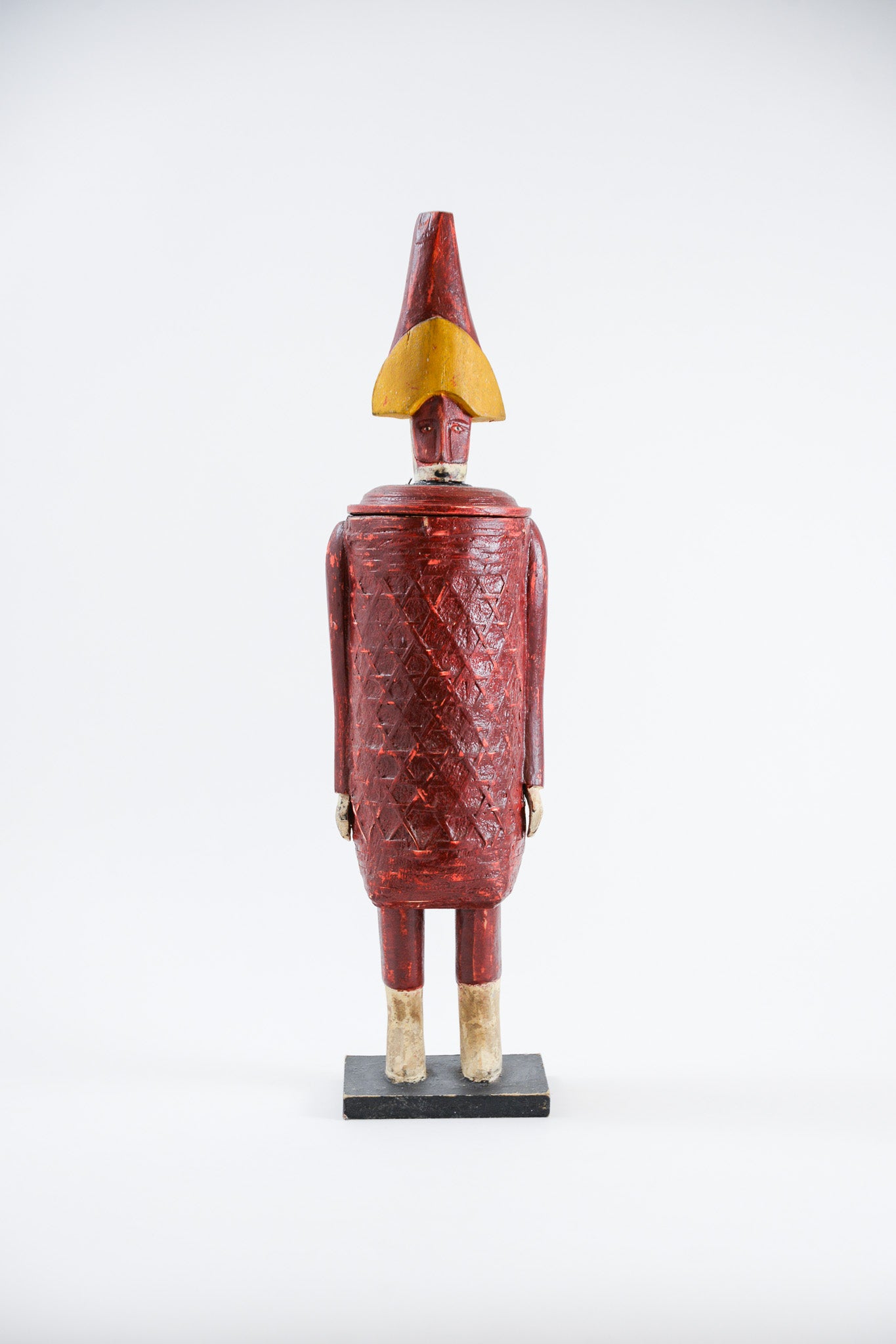 Red Human-shaped Container / 赤い人の容器オブジェ