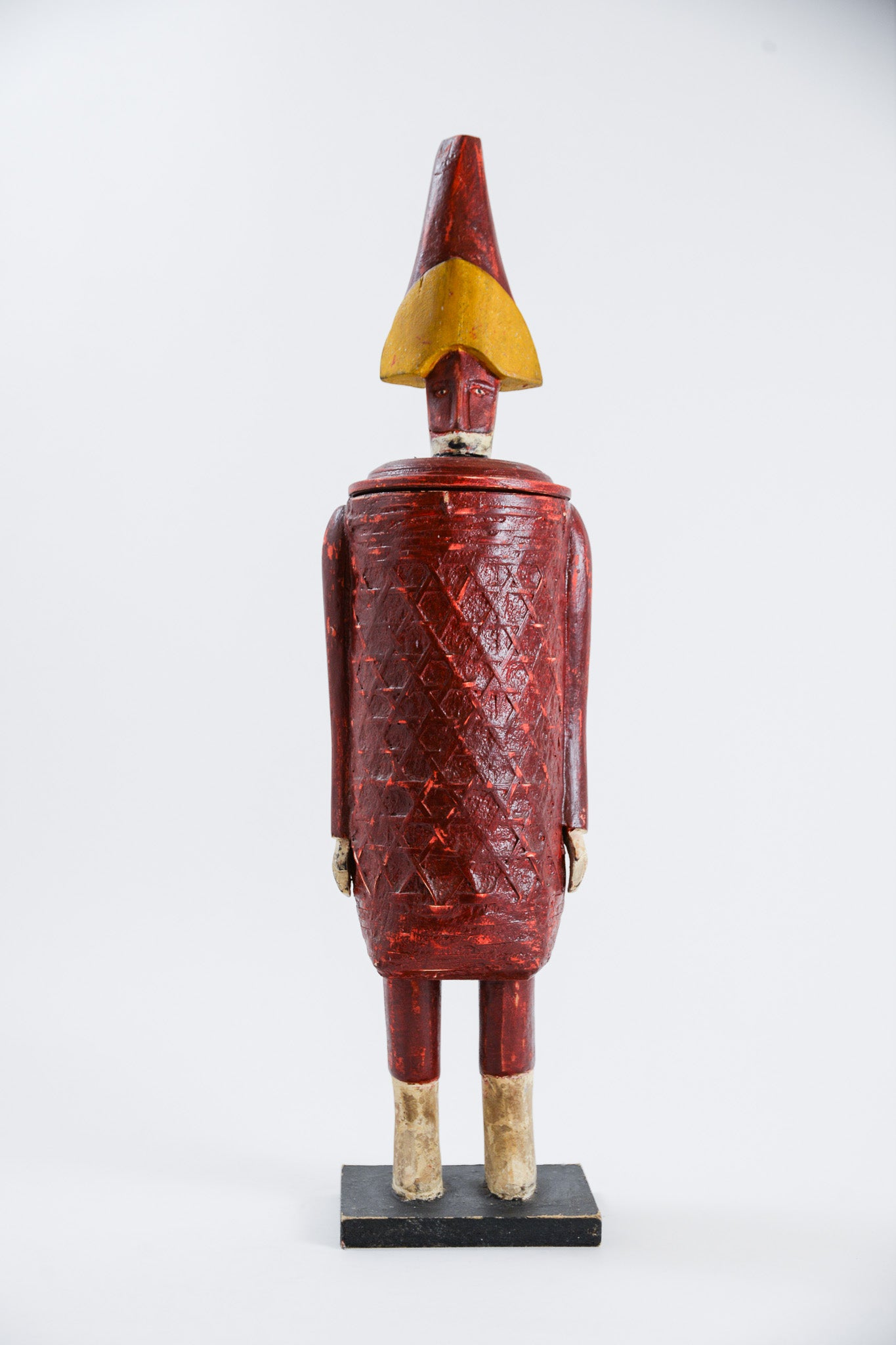Red Human-shaped Container / 赤い人の容器オブジェ