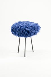 MOFU MOFU Stool (Blue x Black) / モフモフスツール (青×黒)
