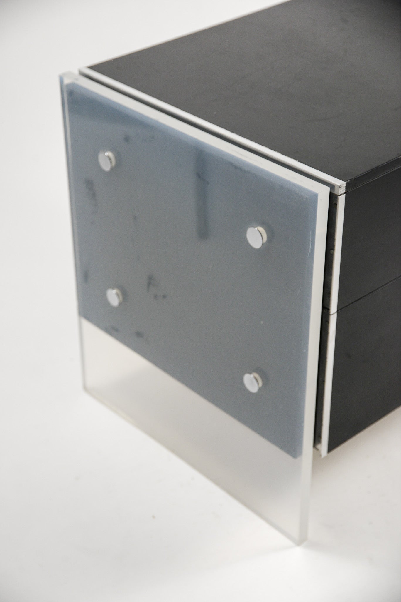 Lucite Drawer Side Table / アクリル引き出し付き サイドテーブル