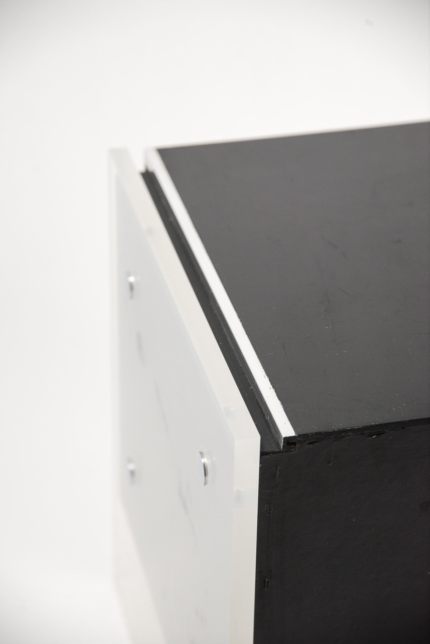 Lucite Drawer Side Table / アクリル引き出し付き サイドテーブル