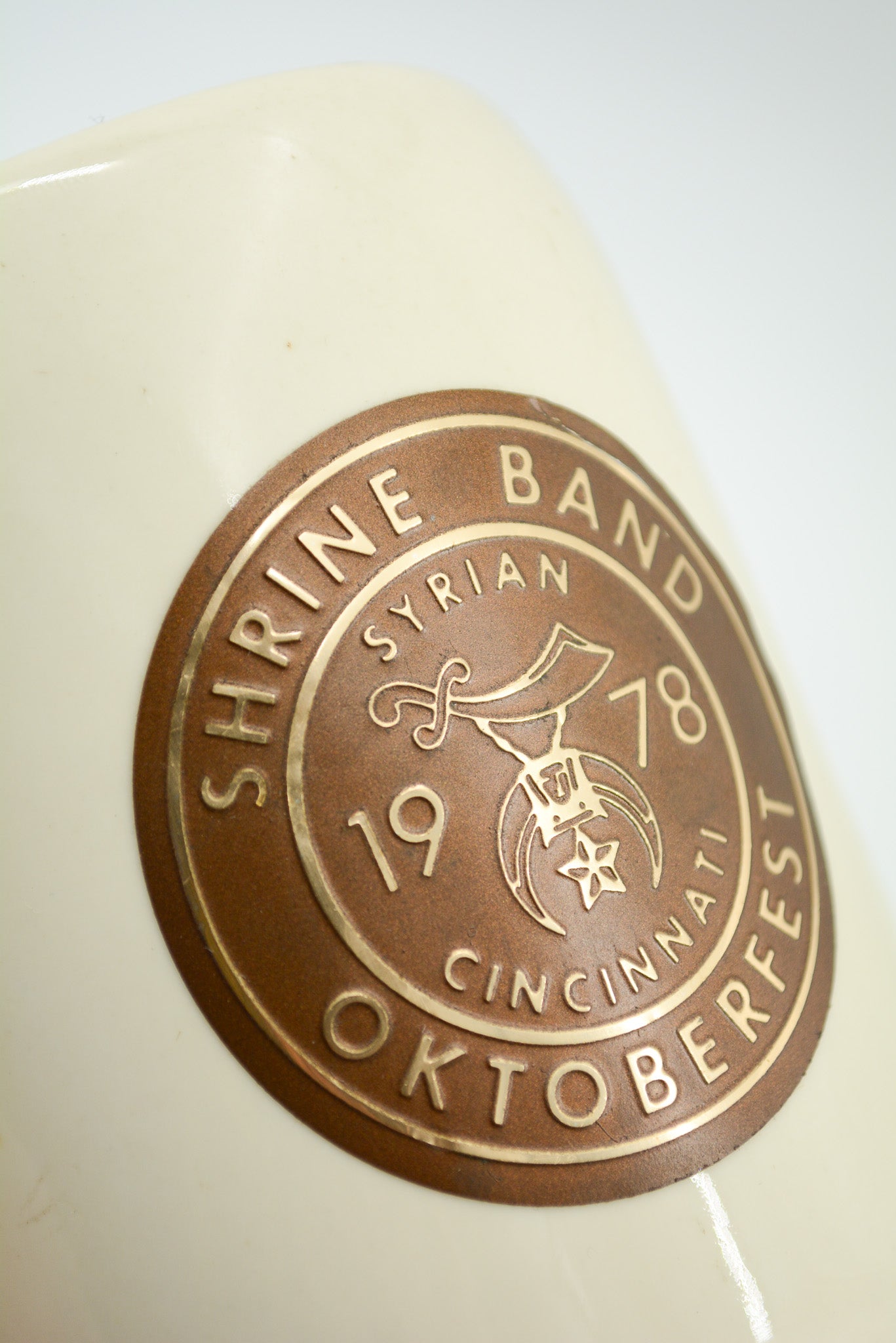 Shrine Band Syrian 1978 Cincinnati Oktoberfest Mug / シュライン・バンド シリアン 1978年 シンシナティ オクトーバーフェスト マグカップ