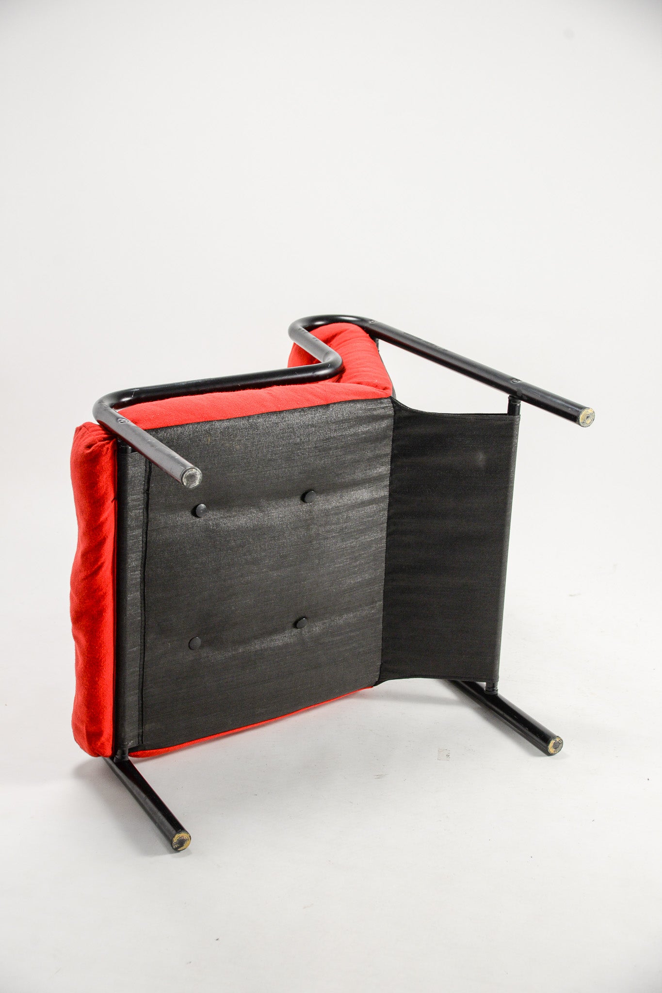 Red Fabric Armchair / 赤ファブリック アームチェア