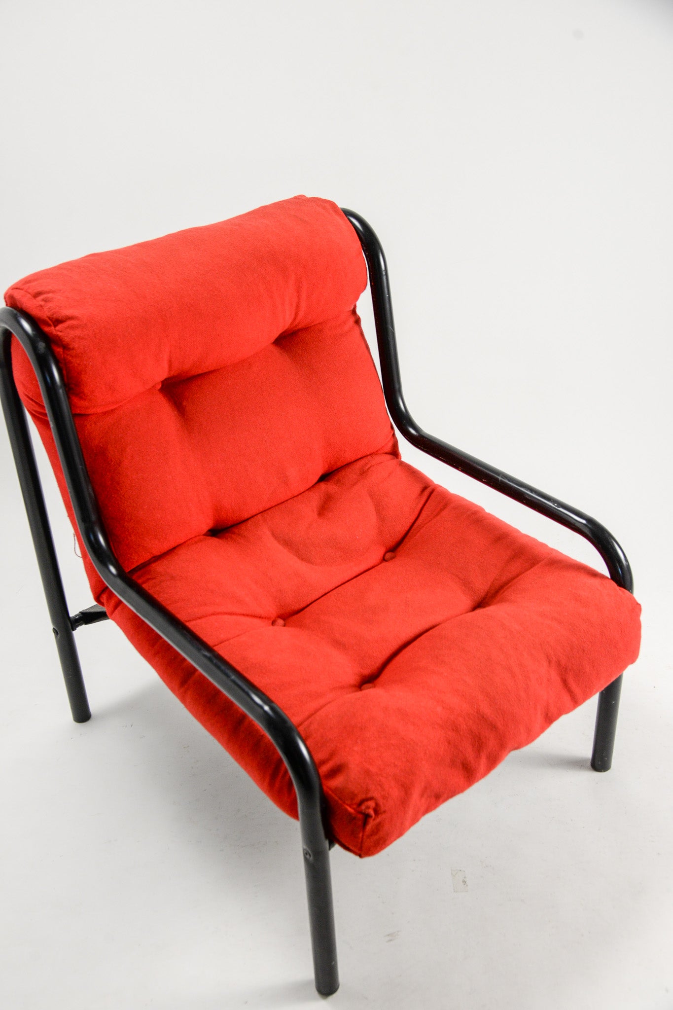 Red Fabric Armchair / 赤ファブリック アームチェア