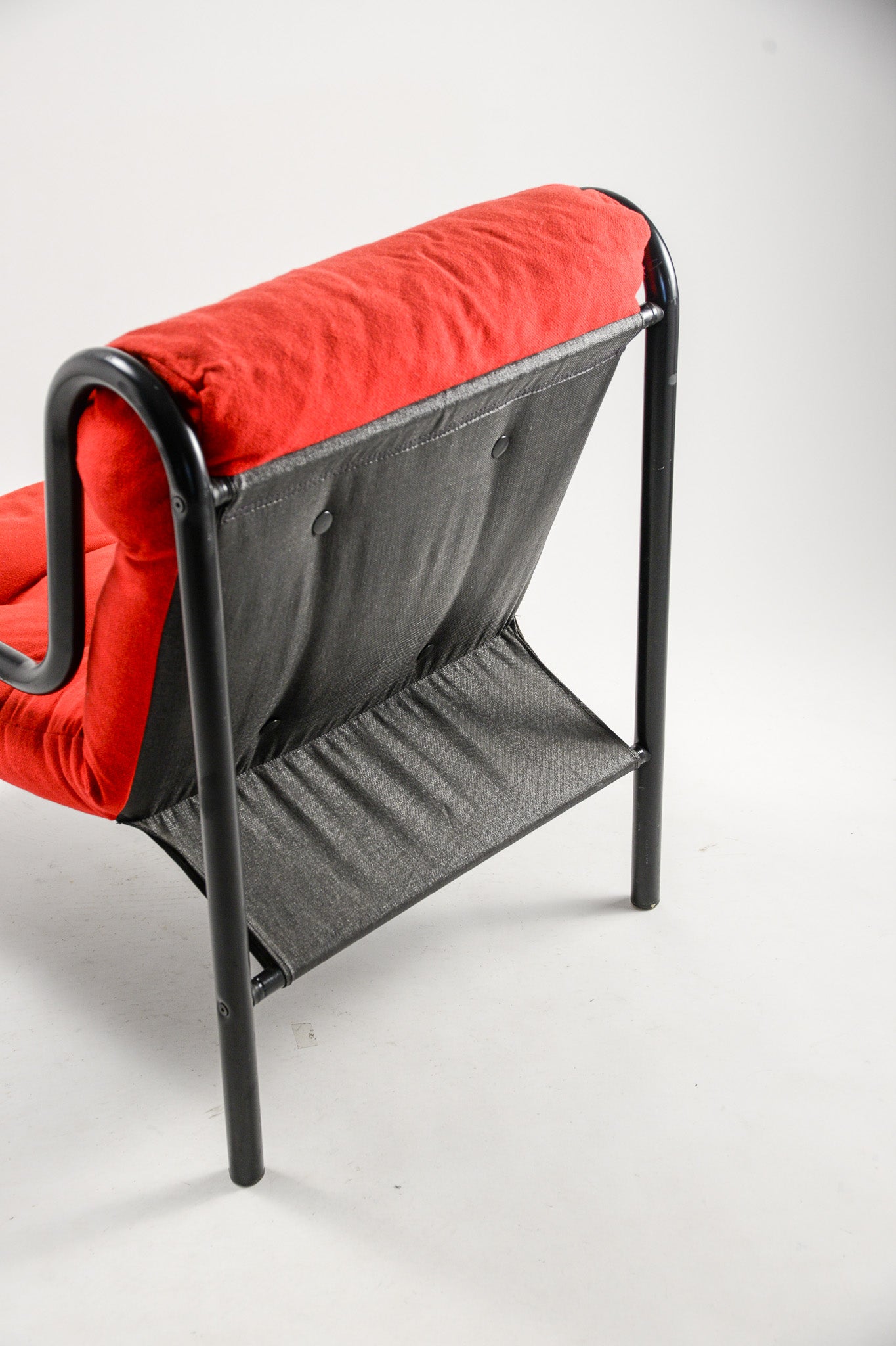 Red Fabric Armchair / 赤ファブリック アームチェア