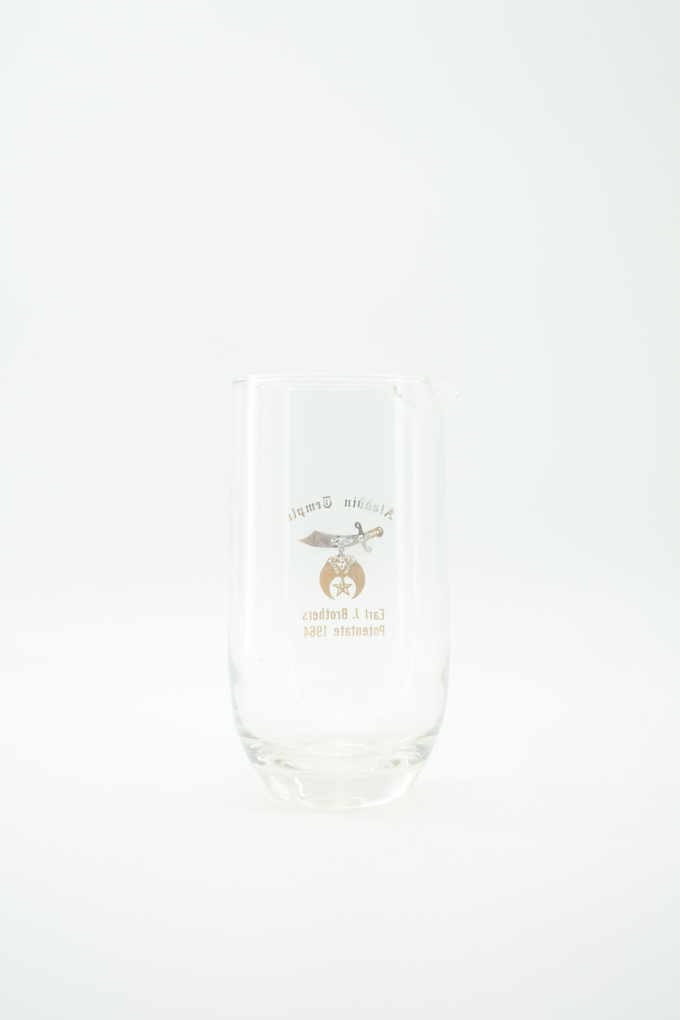 Shriners Glass Pitcher / シュライナー ガラスピッチャー
