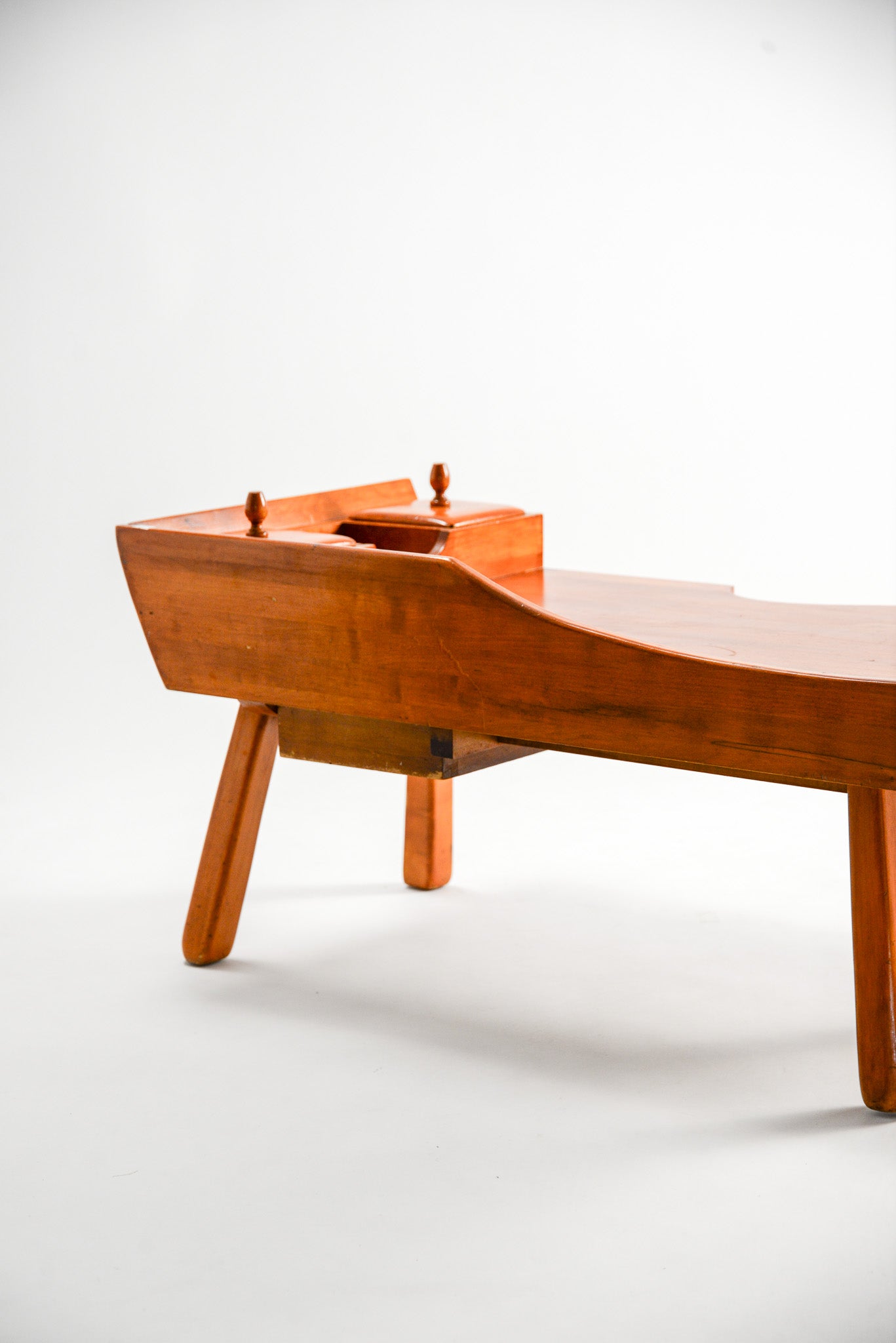 Coffee Table with Storage Drawer / 引き出し小物入れ付ローテーブル
