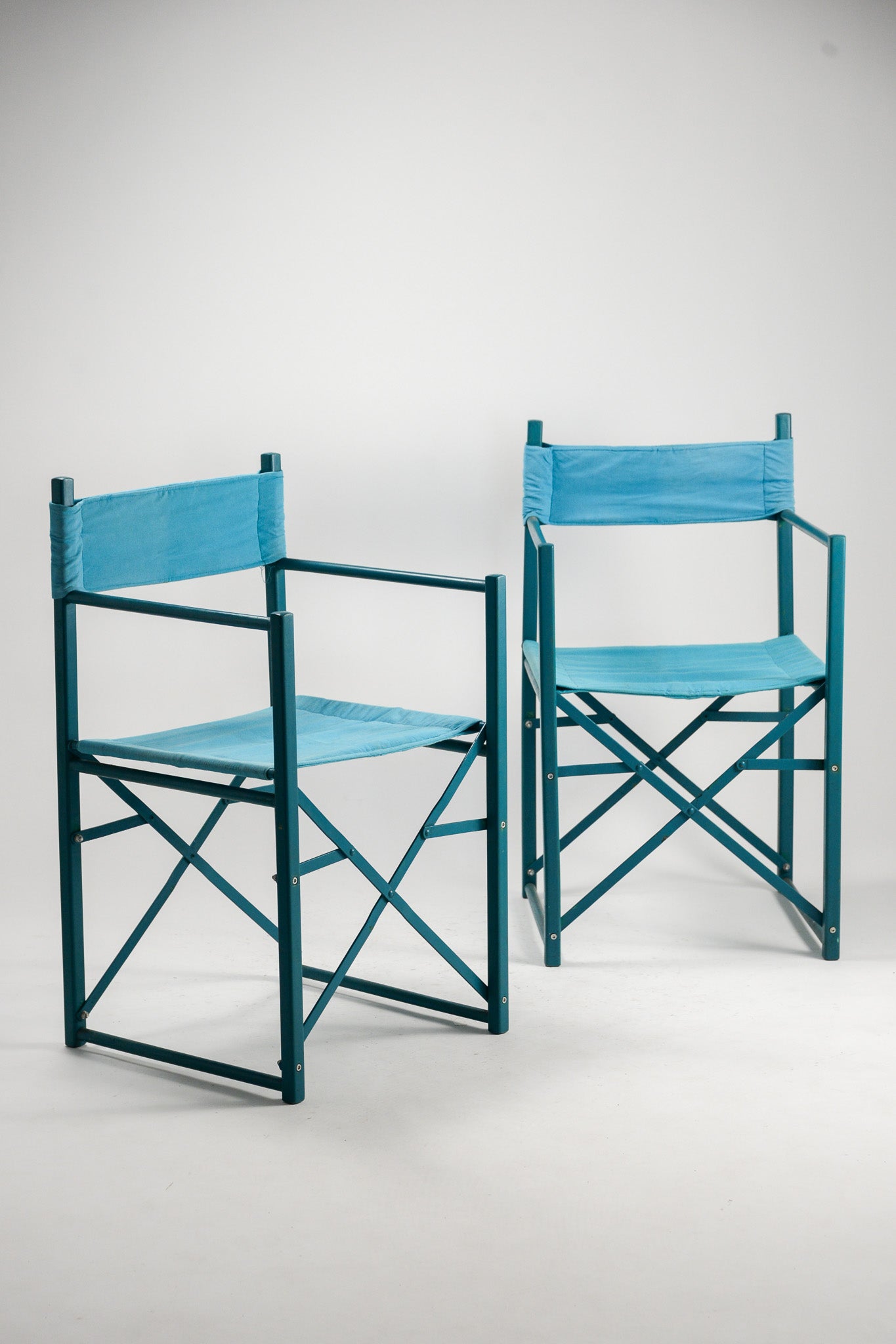 Vintage Teal Director's Chair / ヴィンテージ ディレクターズチェア