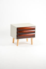 Wooden 3-Drawer Mini Cabinet / 木脚 3段ミニキャビネット