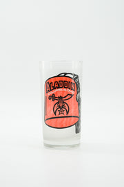 Shriners Glass with Fez Hat Print / シュライナー グラス フェズハットプリント
