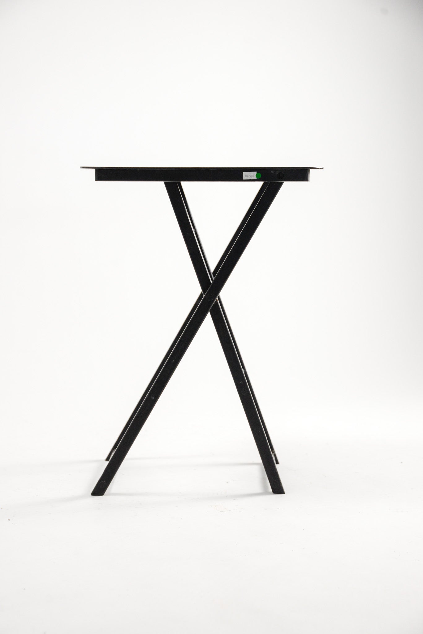 Folding Side Table Green & Black / 折りたたみ サイドテーブル (グリーン & 黒天板)