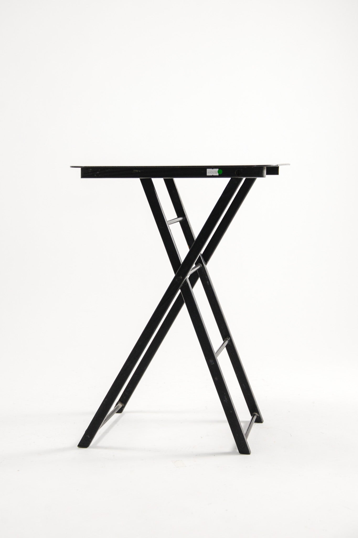 Folding Side Table Green & Black / 折りたたみ サイドテーブル (グリーン & 黒天板)