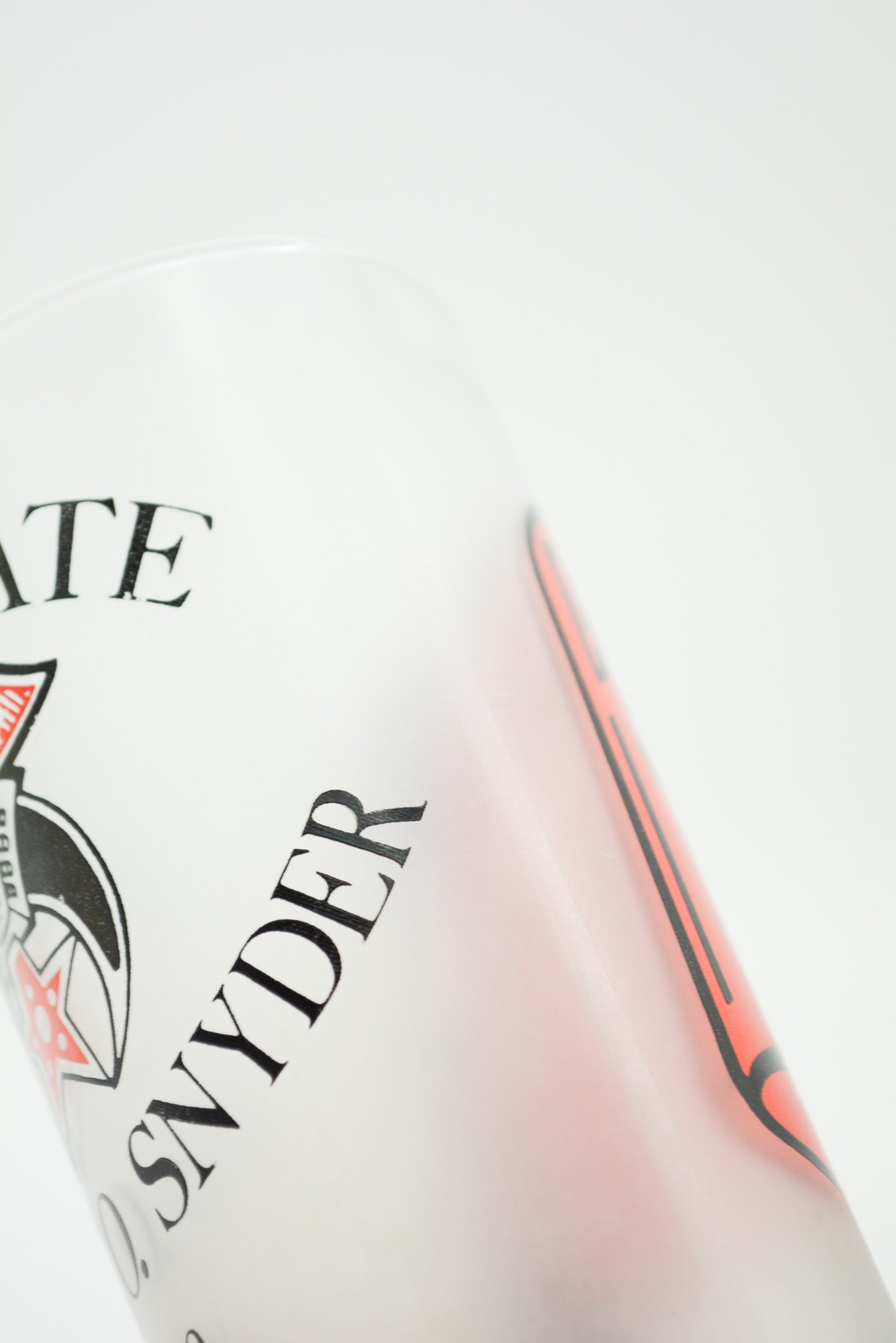 Shriners Glass with Fez Hat Print / シュライナー グラス フェズハットプリント