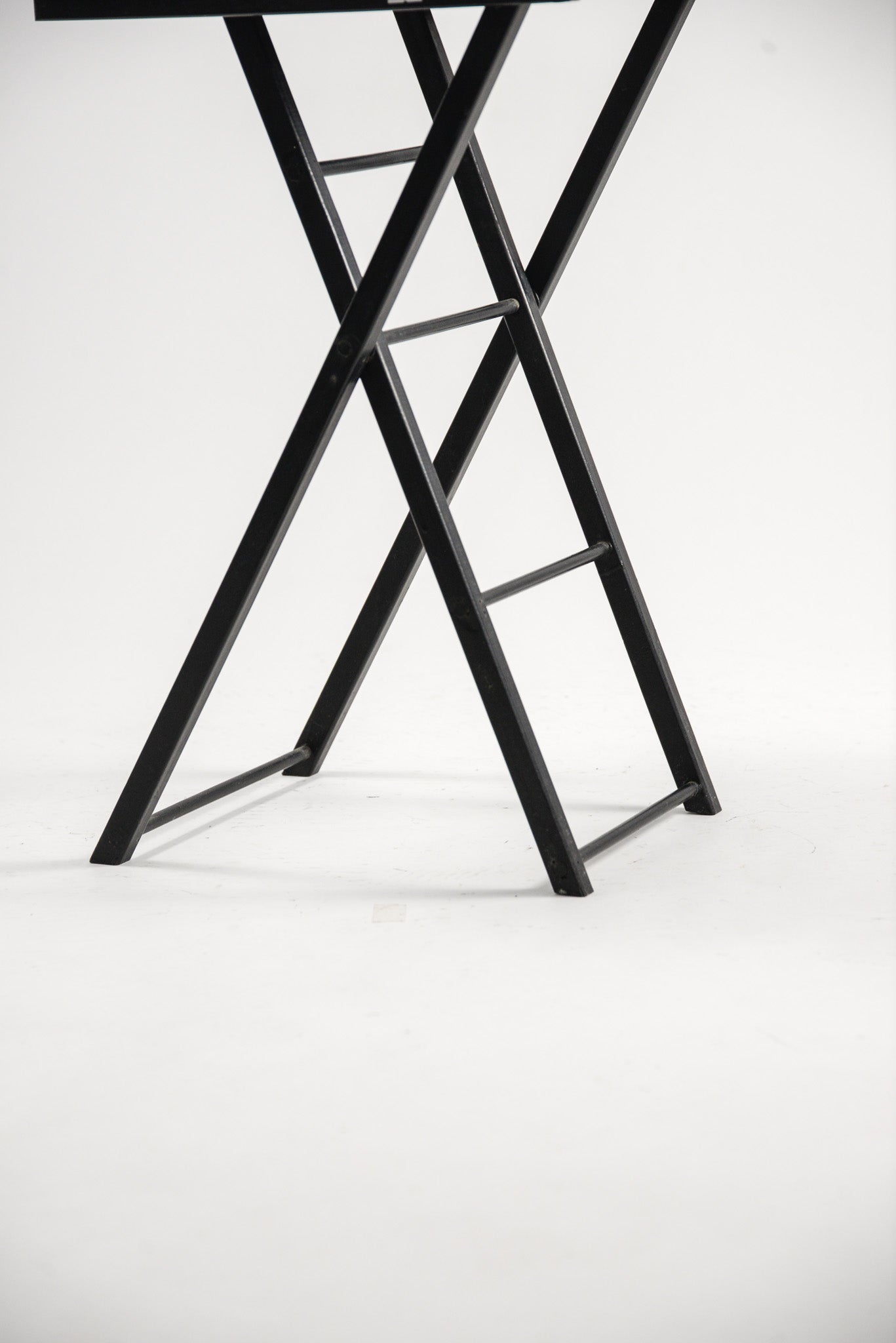 Folding Side Table Green & Black / 折りたたみ サイドテーブル (グリーン & 黒天板)