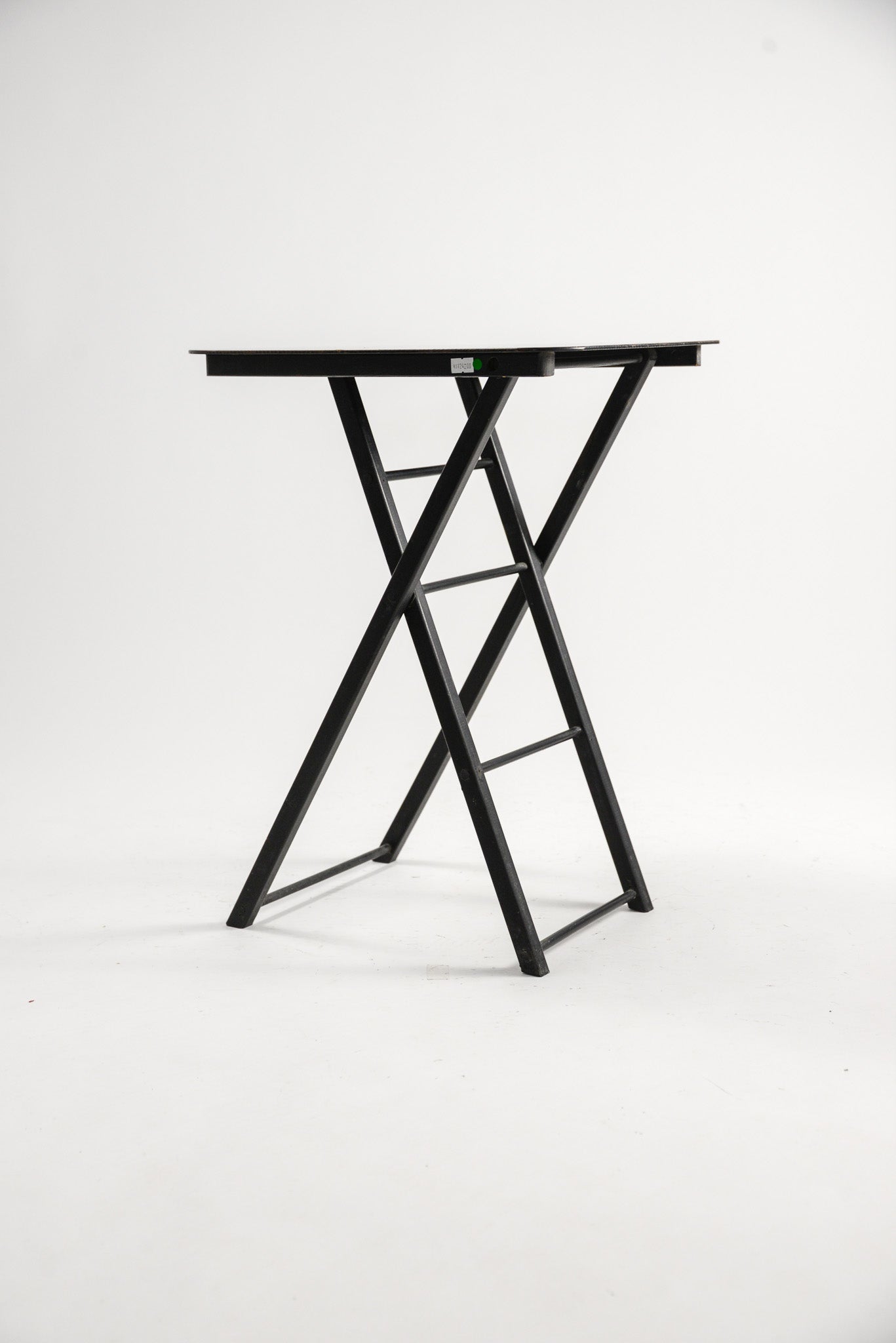 Folding Side Table Green & Black / 折りたたみ サイドテーブル (グリーン & 黒天板)