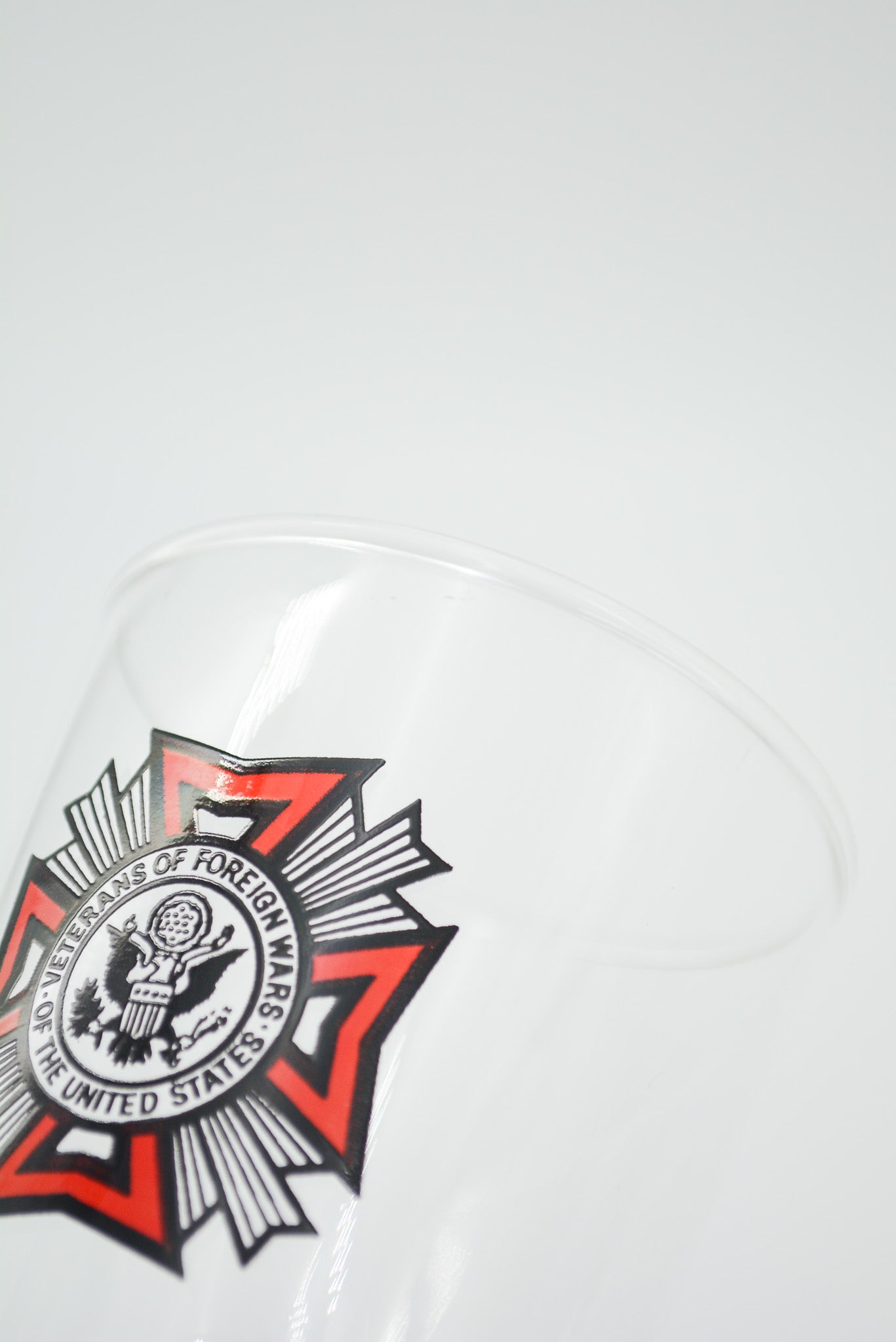 Veterans of Foreign Wars (VFW) Logo Glass / VFW ロゴ入り グラス