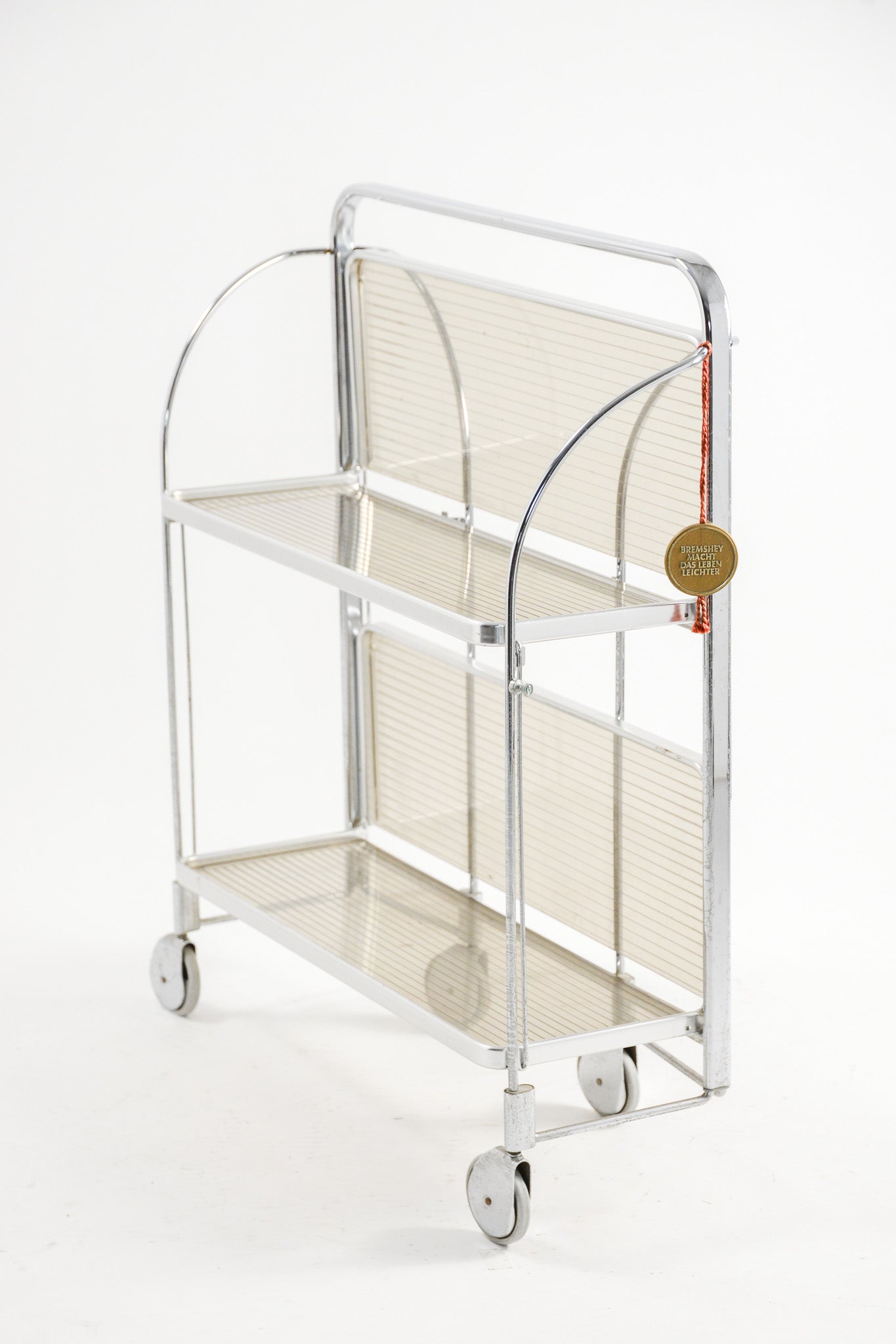 Chrome Acrylic Folding Wagon / クローム×アクリルトレー 折りたたみワゴン