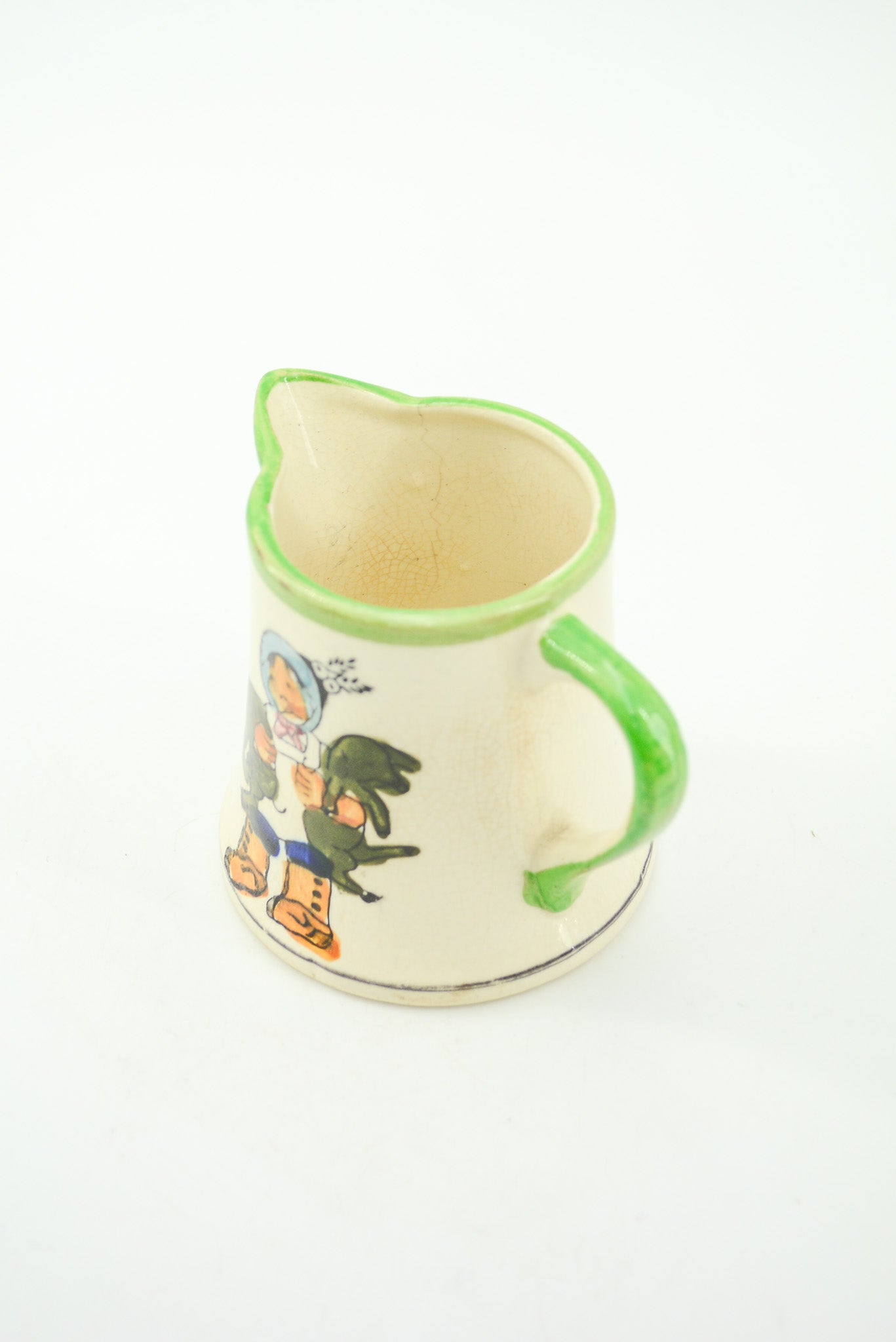 Small Creamer with Child and Lamb Illustration / 子供と子羊の小さなクリーマー