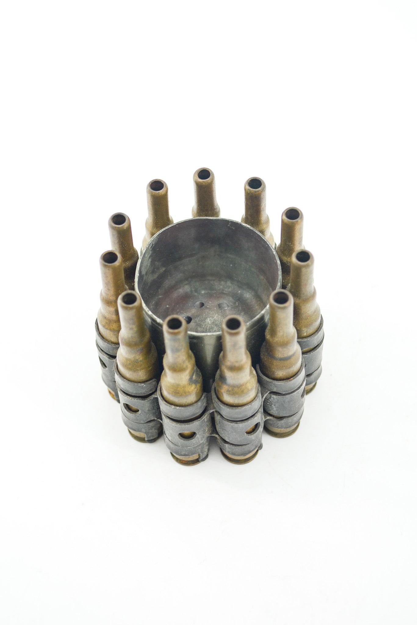 Bullet Belt Art Object &amp; Holder / ミリタリー カートリッジ キャンドルホルダー