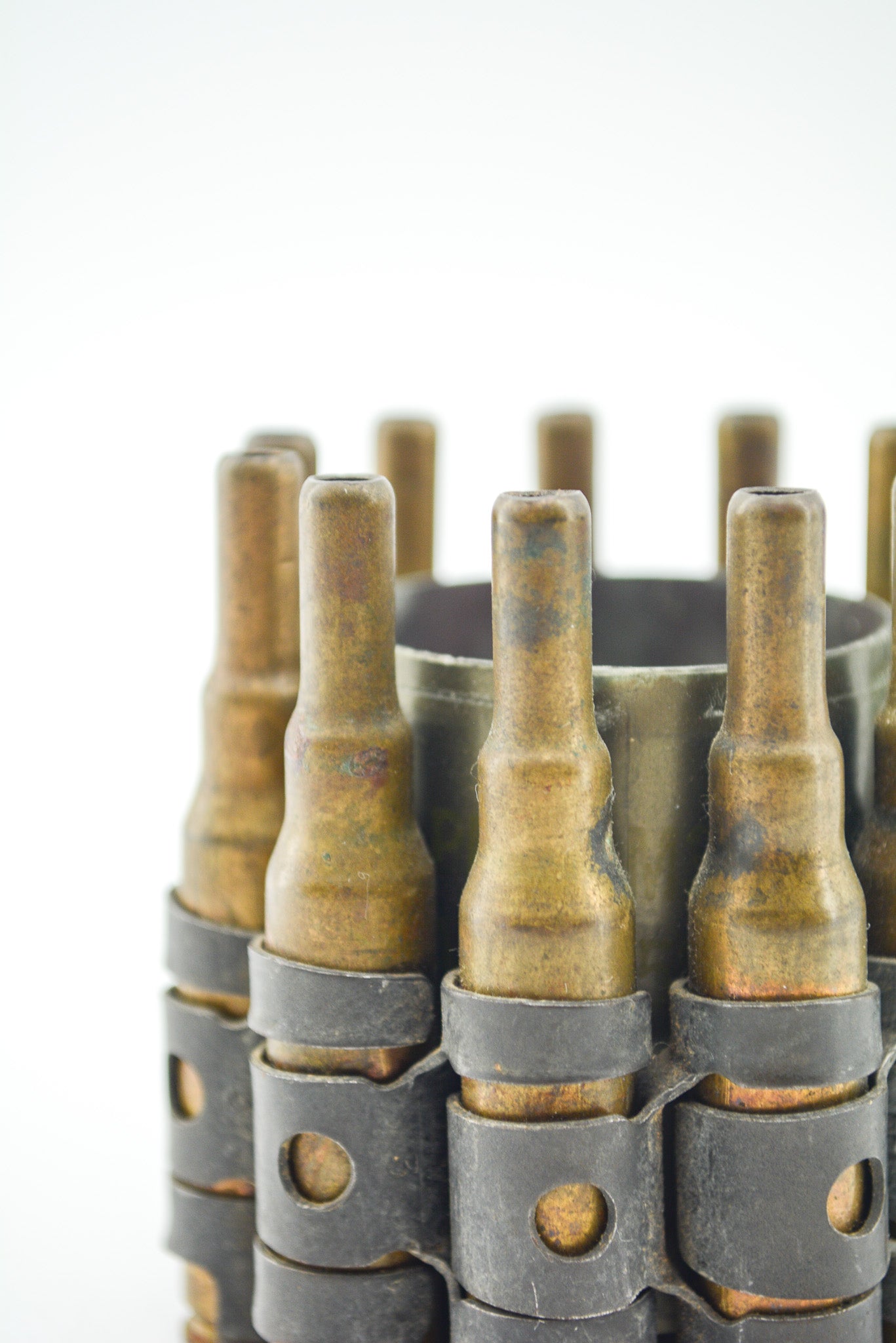 Bullet Belt Art Object &amp; Holder / ミリタリー カートリッジ キャンドルホルダー
