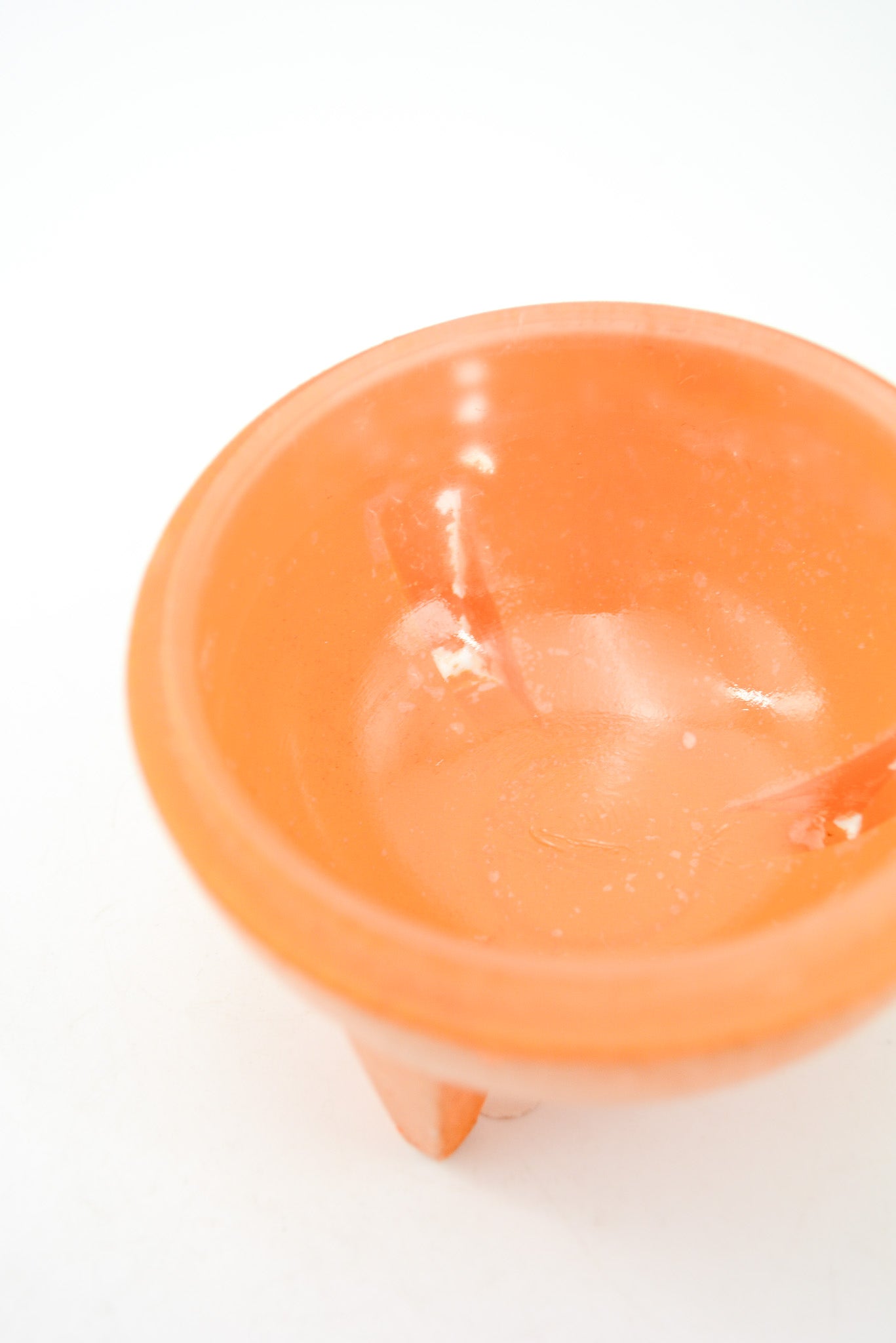 Orange Lidded Pot "St. Petersburg Florida" / オレンジ型 蓋付きポット