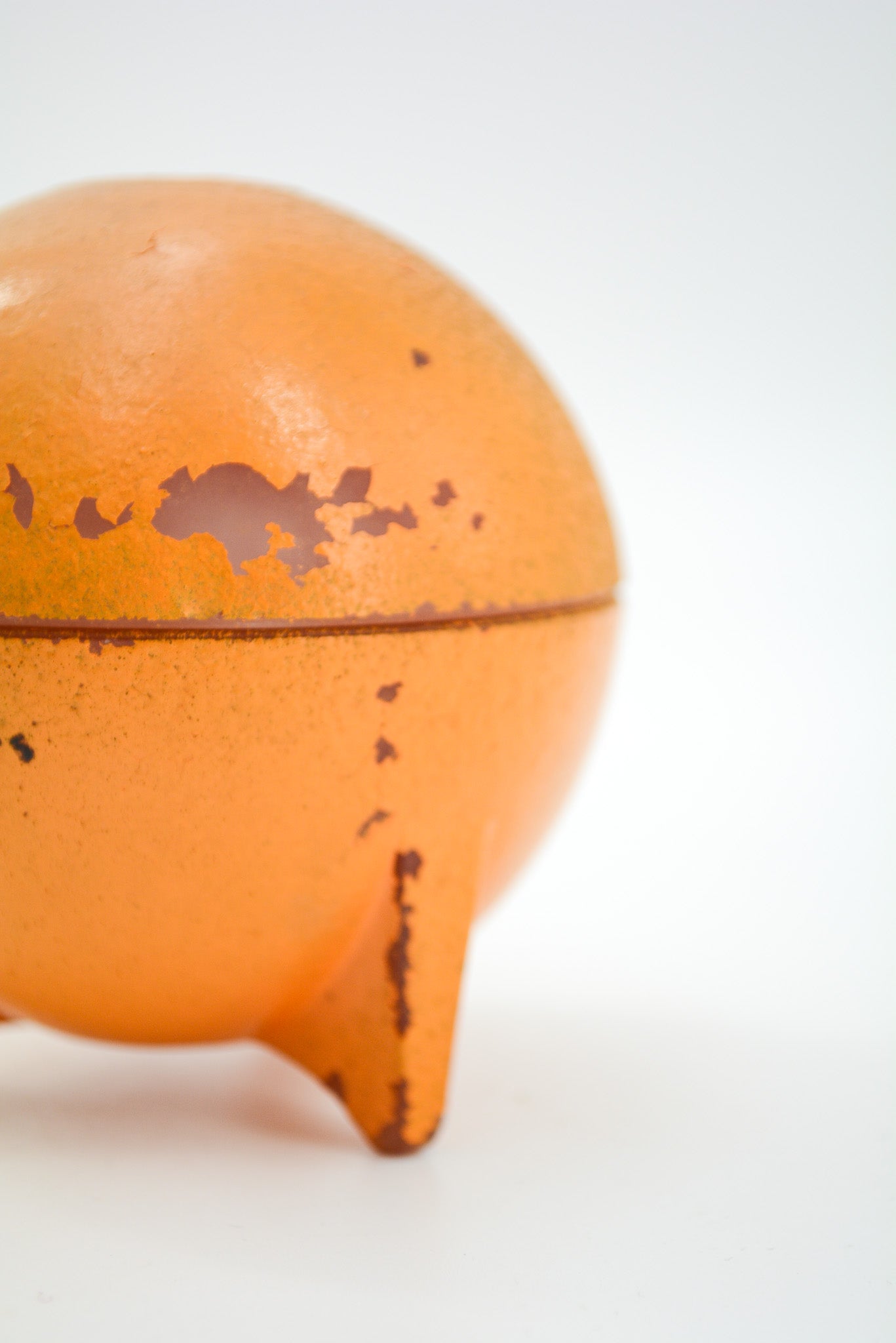 Orange Lidded Pot "St. Petersburg Florida" / オレンジ型 蓋付きポット
