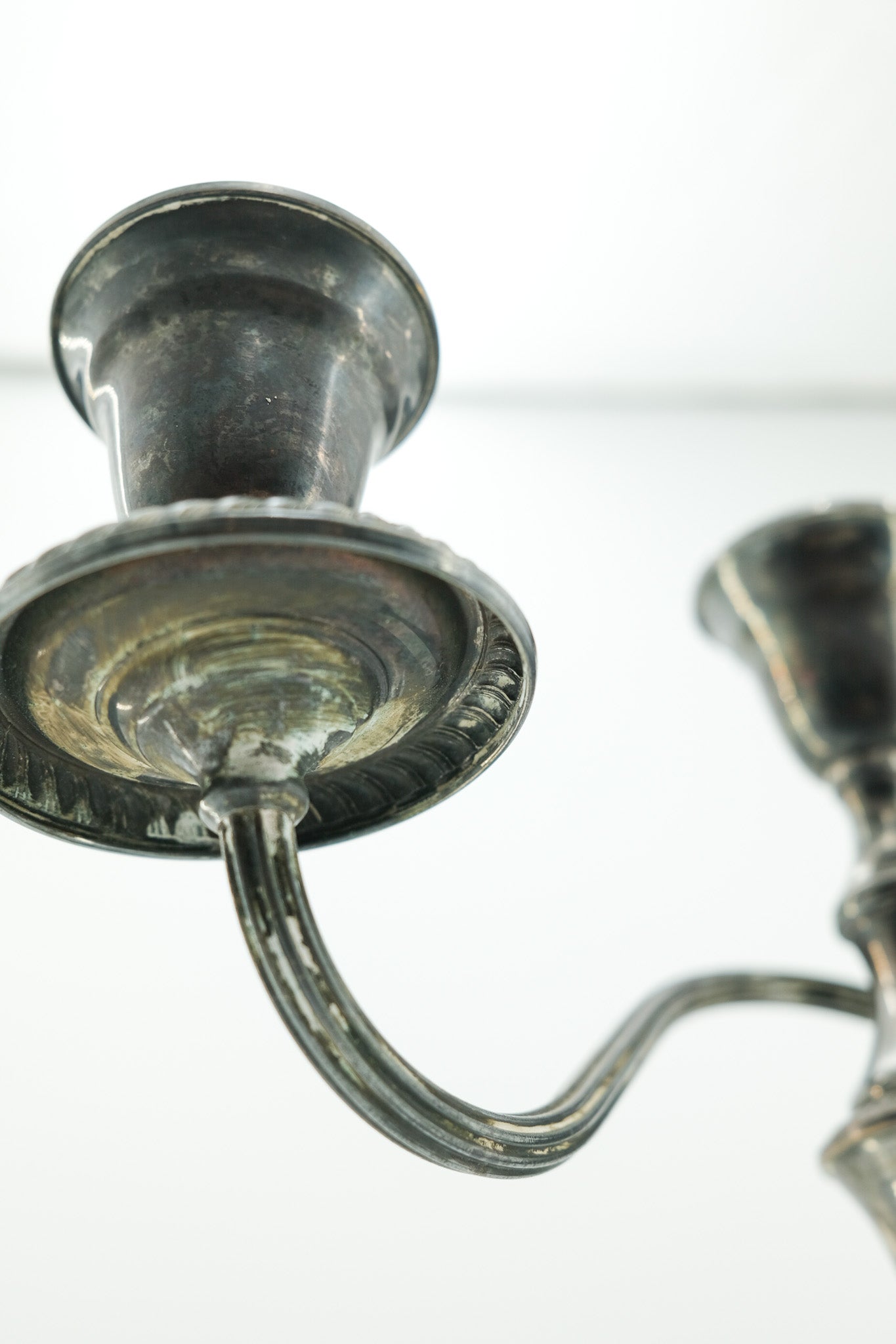Gorham Silver-Plated 3-Light Candelabra / ゴーハム シルバープレート 3灯キャンドルスタンド