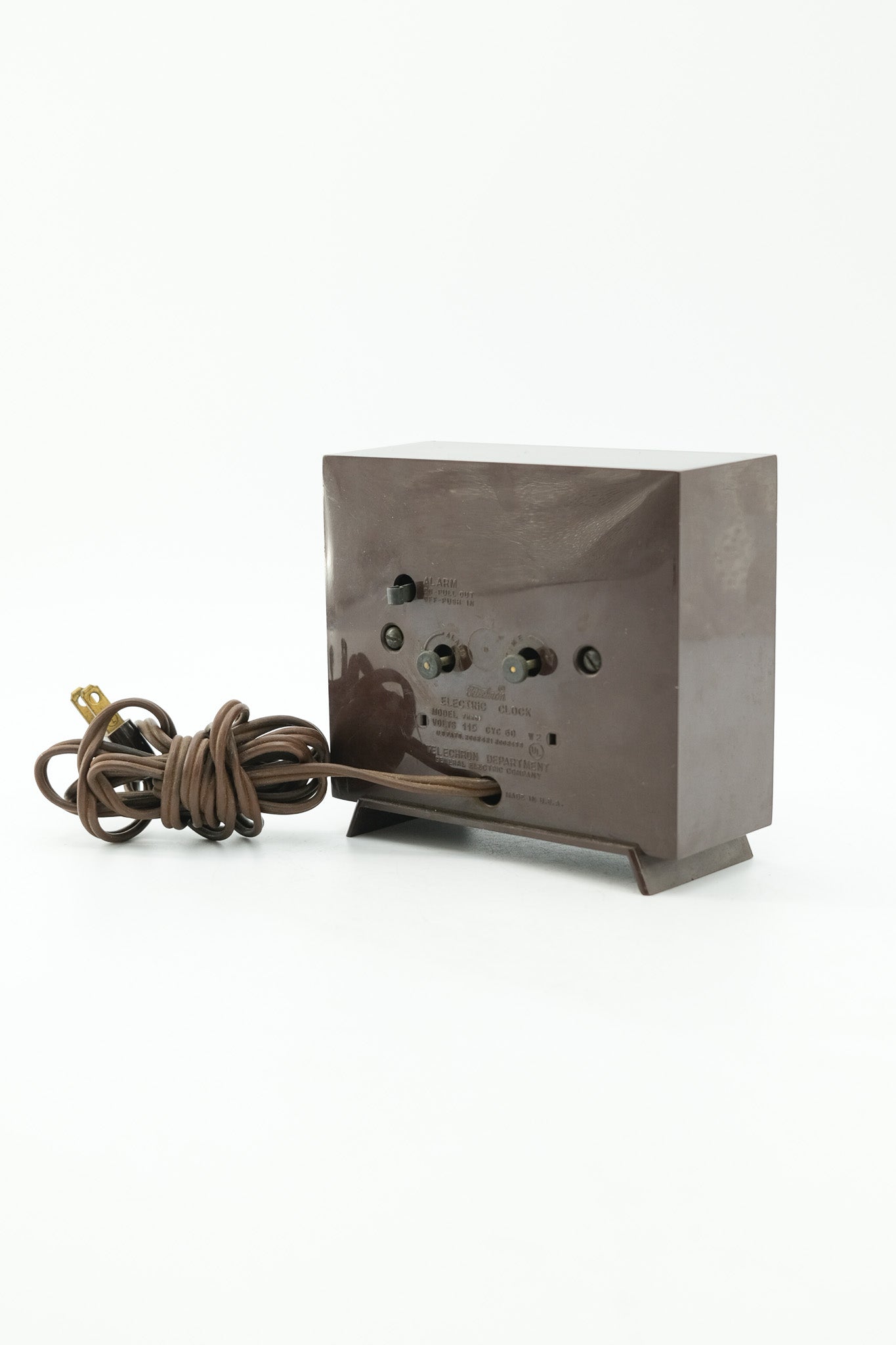 Telechron "Commonwealth" Electric Alarm Clock / テレクロン "コモンウェルス" 電気式置き時計