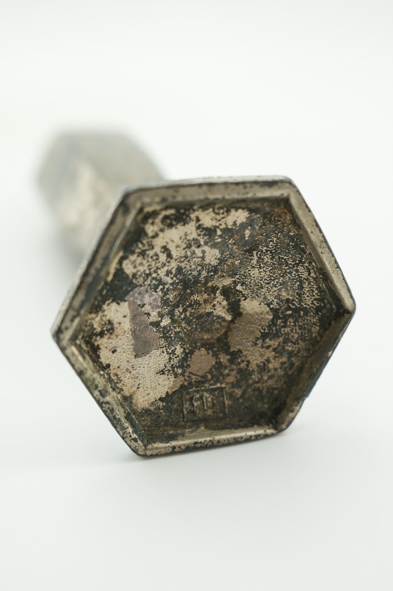 Antique Metal Pepper & Salt Shaker / アンティークメタルスパイスシェーカー