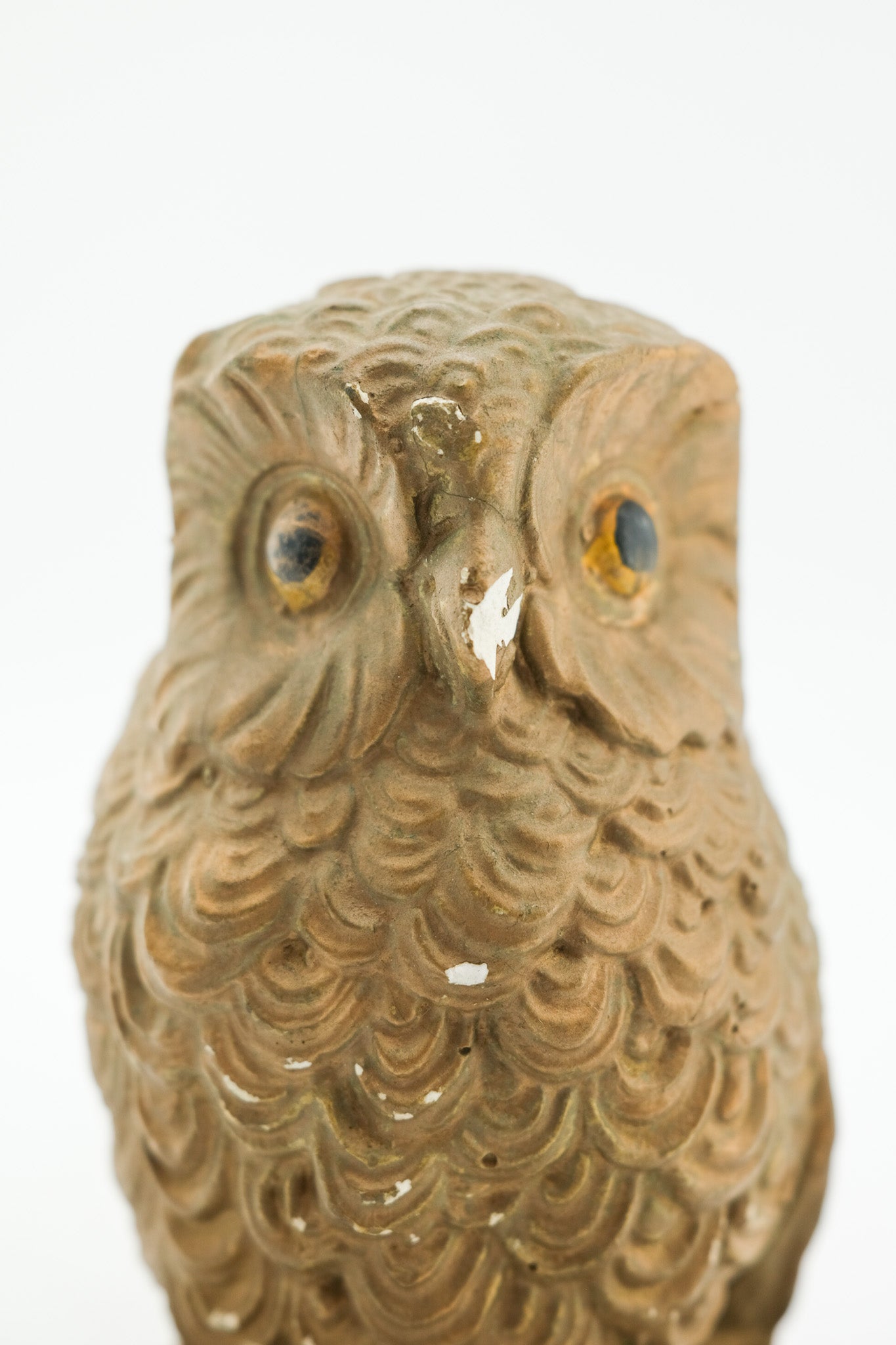 Vintage Owl Bookend "Knowledge"/ 知的なフクロウのブックエンド