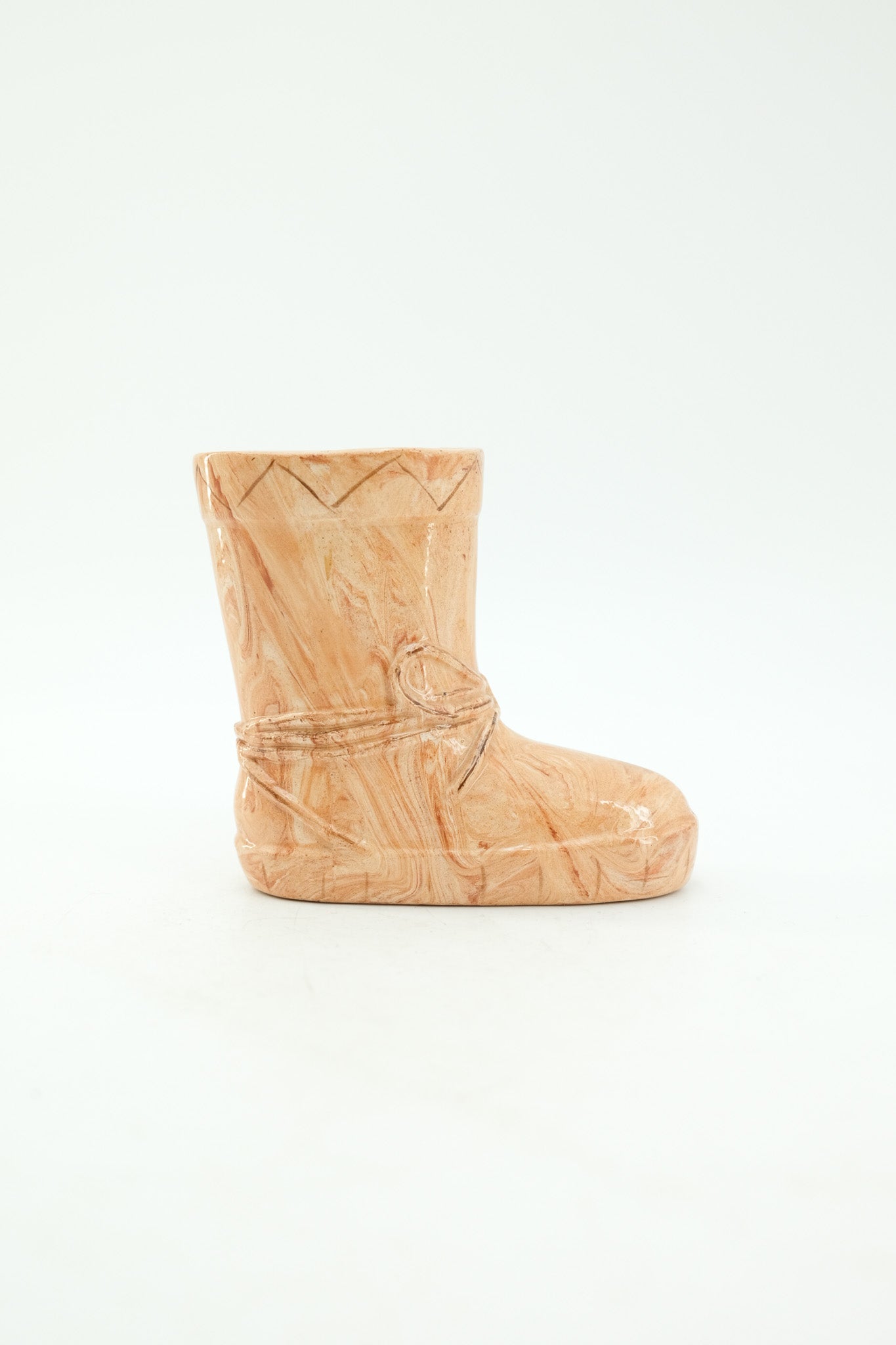 Ceramic Boot Vase / 陶器製ブーツ型フラワーベース