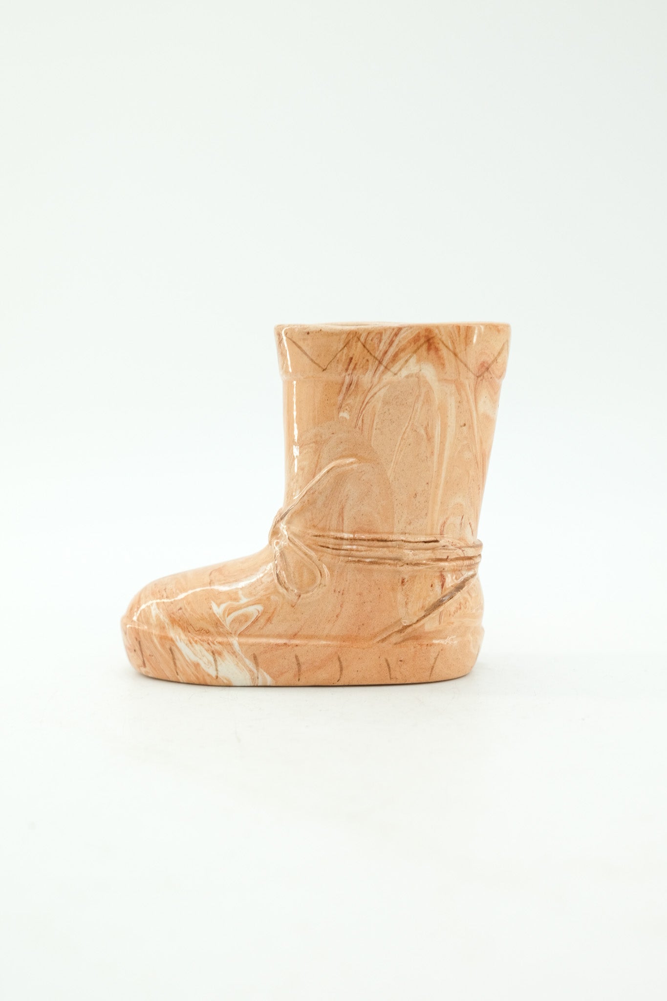 Ceramic Boot Vase / 陶器製ブーツ型フラワーベース