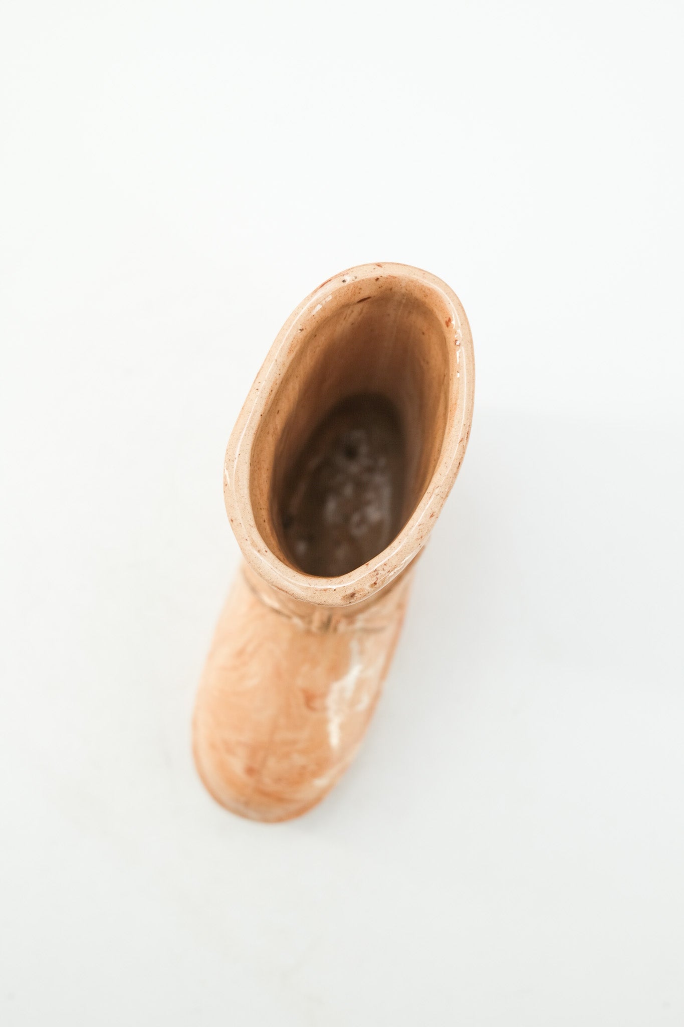 Ceramic Boot Vase / 陶器製ブーツ型フラワーベース