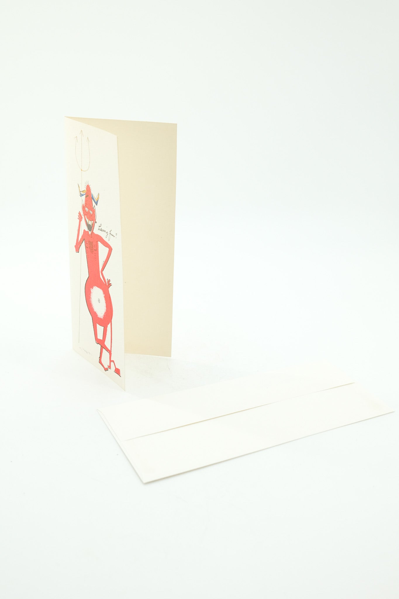 Everlast Greetings Studio Greeting Card / ヴィンテージ デビル メッセージカード（封筒付き）