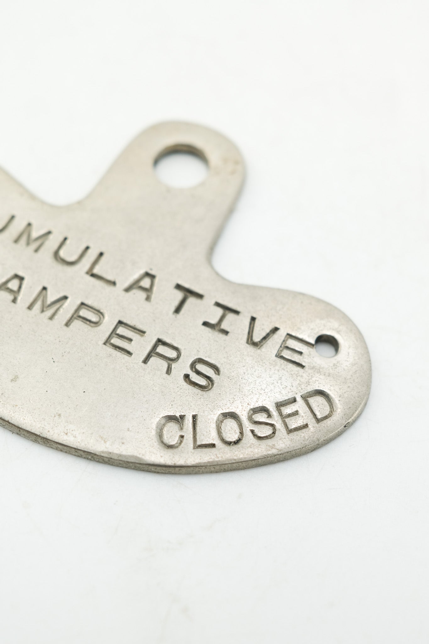 CUMULATIVE DAMPERS Plate / キュムラティブ ダンパーズ プレート