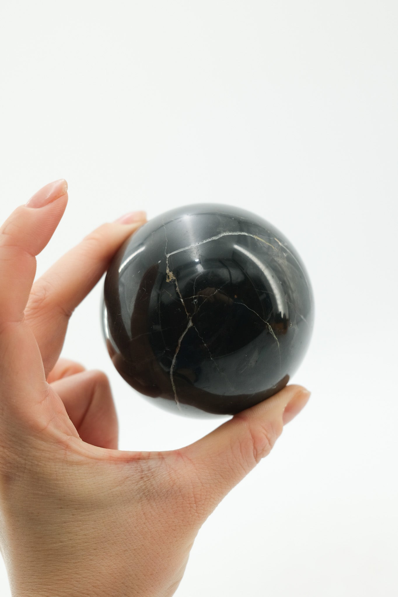Black Marble Sphere / 黒大理石のスフィア（丸玉）