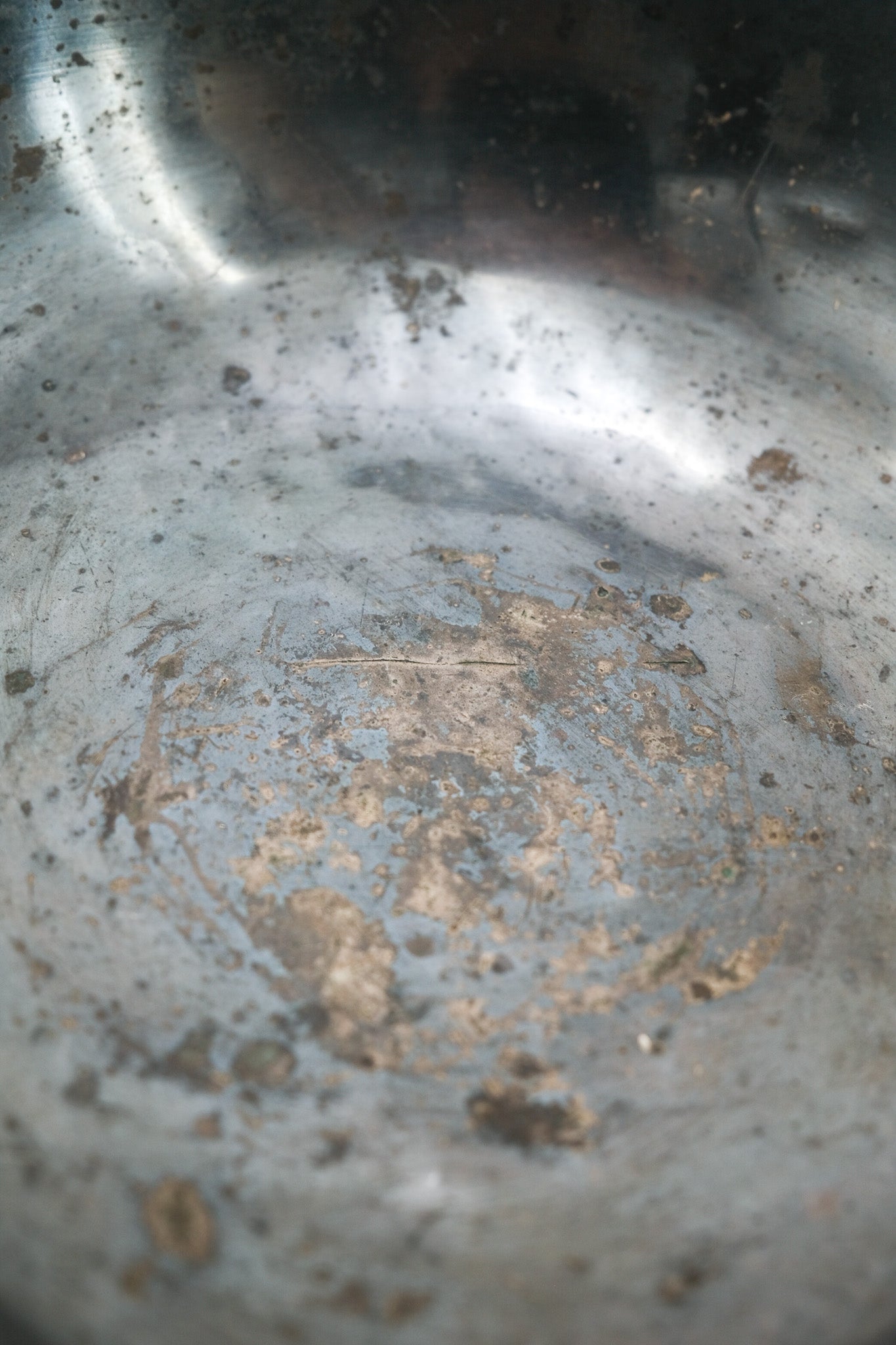 Silver Plated Serving Bowl with Copper Bleeding / シルバープレート サービングボウル