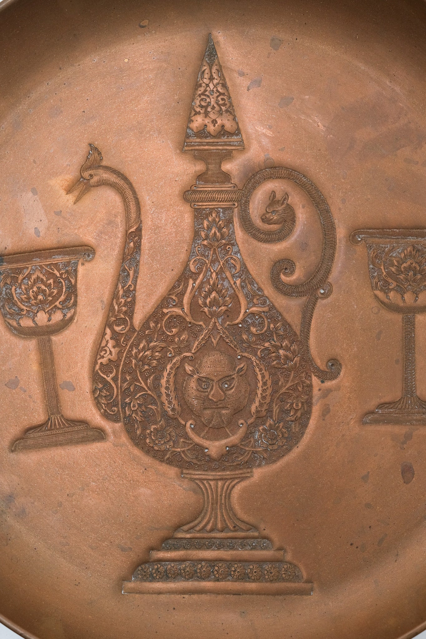Copper Wall Plating / 銅製飾り皿