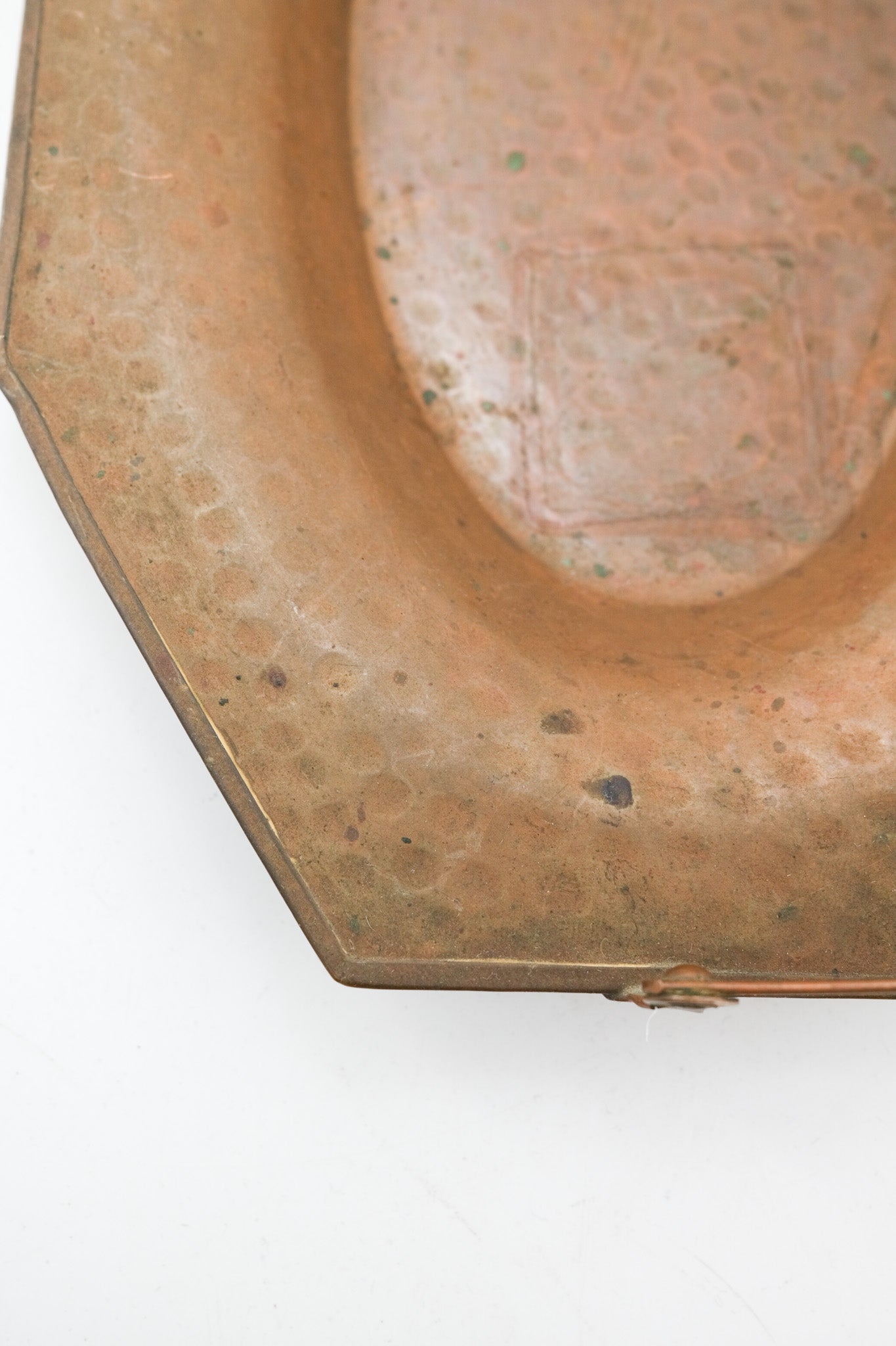 Hammered Copper Tray with Handle / 槌目調 銅製ハンドル付きトレイ